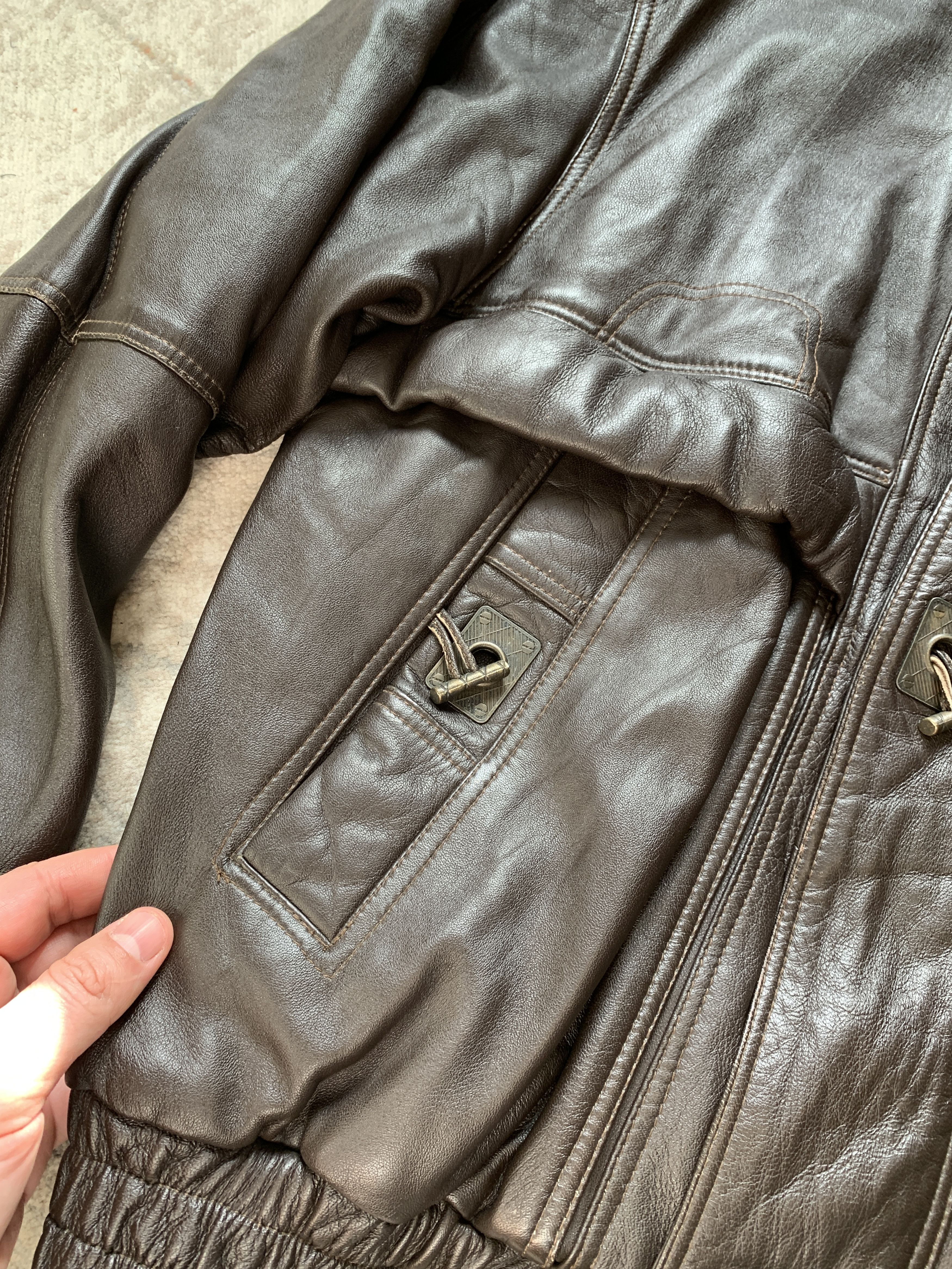 Vintage Vintage Dakota Drag Racing Leather Jacket Size US XL / EU 56 / 4 - 9 Thumbnail