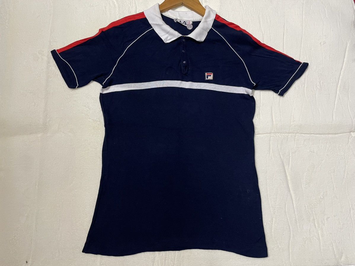 Fila × Vintage Vintage Fila Tshirt Collar(pinhole) Size US M / EU 48-50 / 2 - 1 Thumbnail
