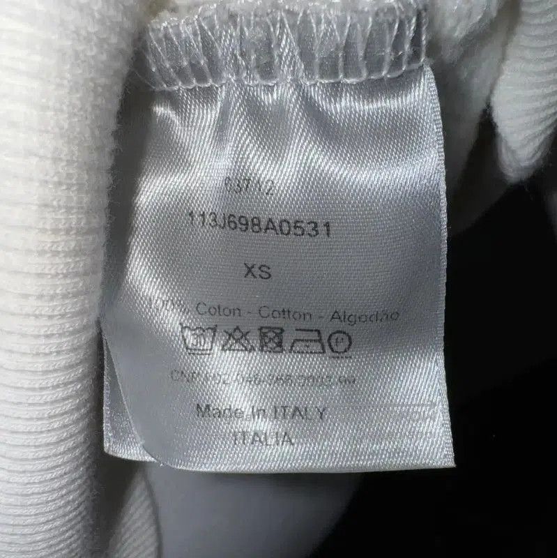 Dior Dior White Cotton Hooded Sweatshirt for Women . Size XS / US 0-2 / IT 36-38 - 3 Thumbnail