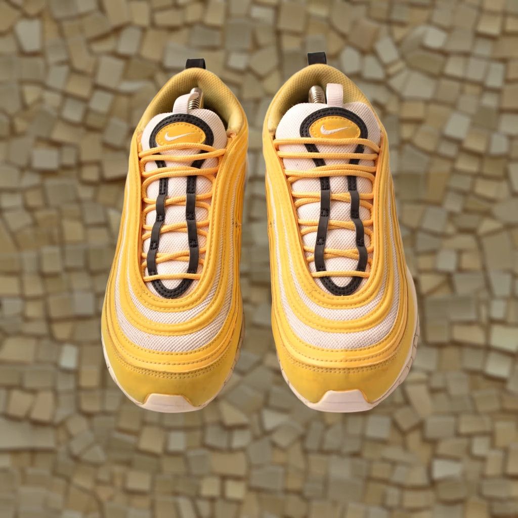Nike Nike Air Max 97 Topaz Gold White W 921733-703 Taxi Sneakers Trainers Size US 10 Womens Size US 8 / IT 38 - 1 Thumbnail
