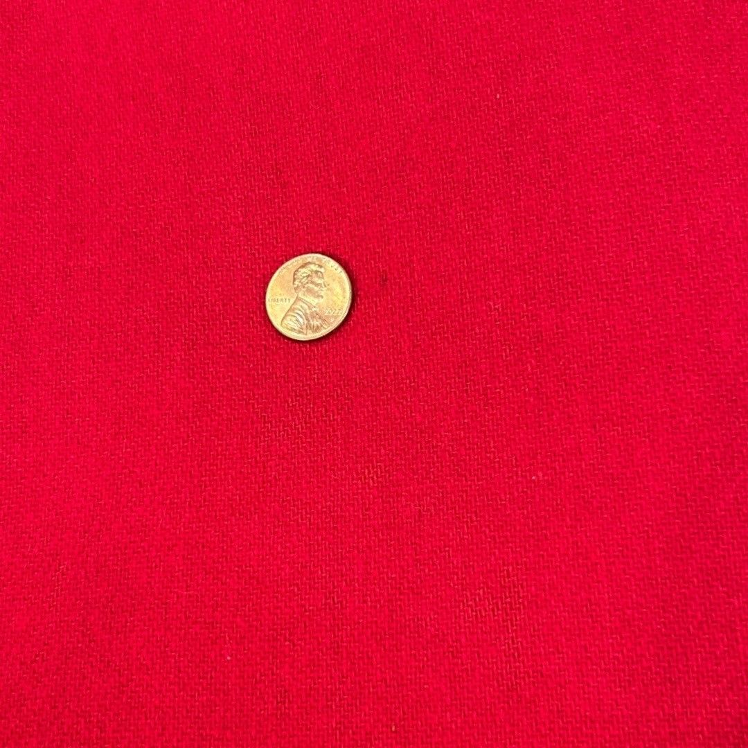 Other Vintage Requirements Red Wool / Nylon A-Line Maxi Skirt Size Size 40" / US 18 - 5 Thumbnail