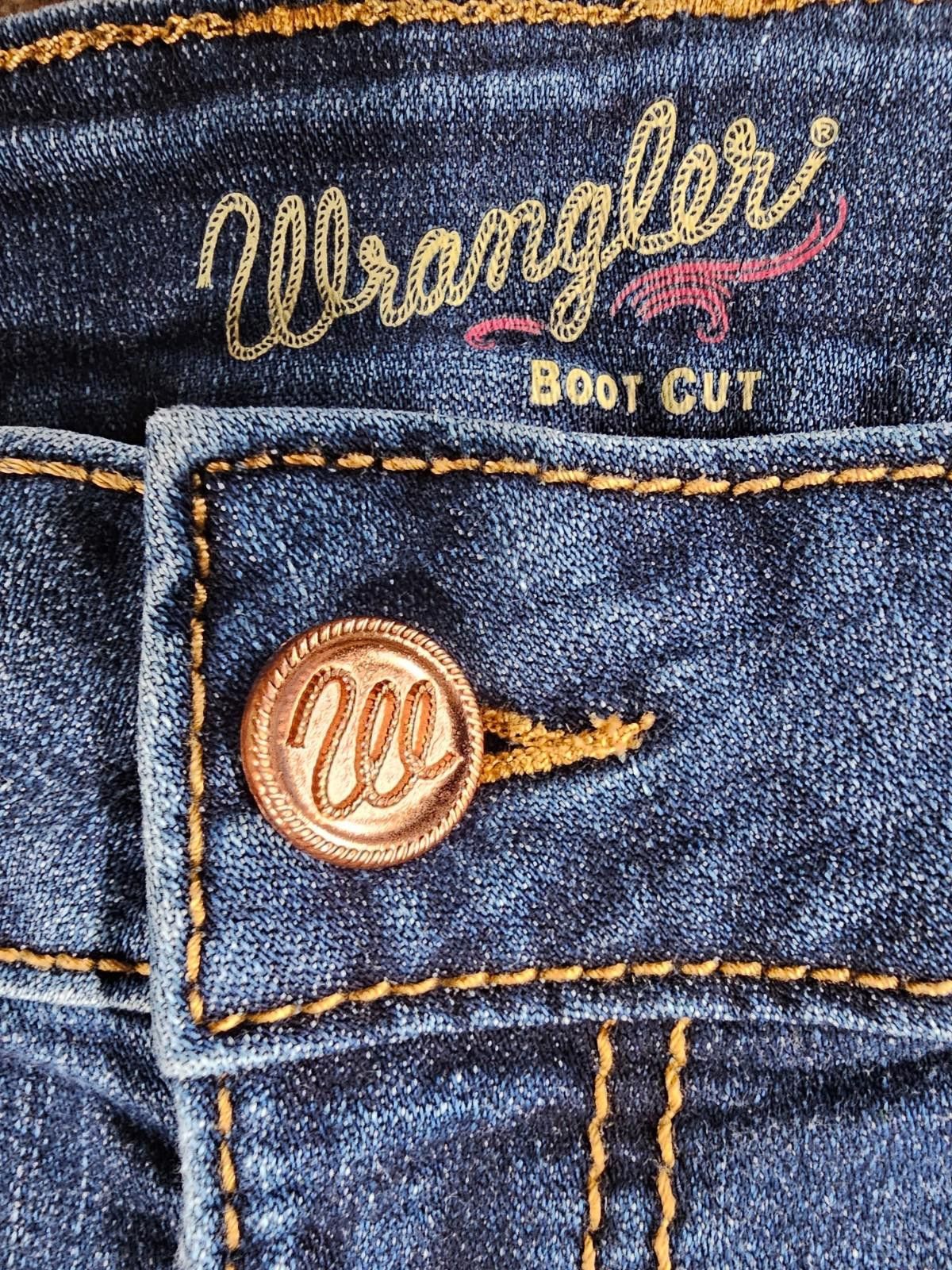Wrangler Wrangler Jeans Women's 15x32 Blue Boot Cut Western Cowgirl Size 30" / US 8 / IT 44 - 2 Thumbnail
