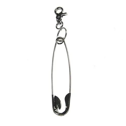 Other Punk Big Safety Pin Metal Pendant Keychain Size ONE SIZE - 3 Thumbnail
