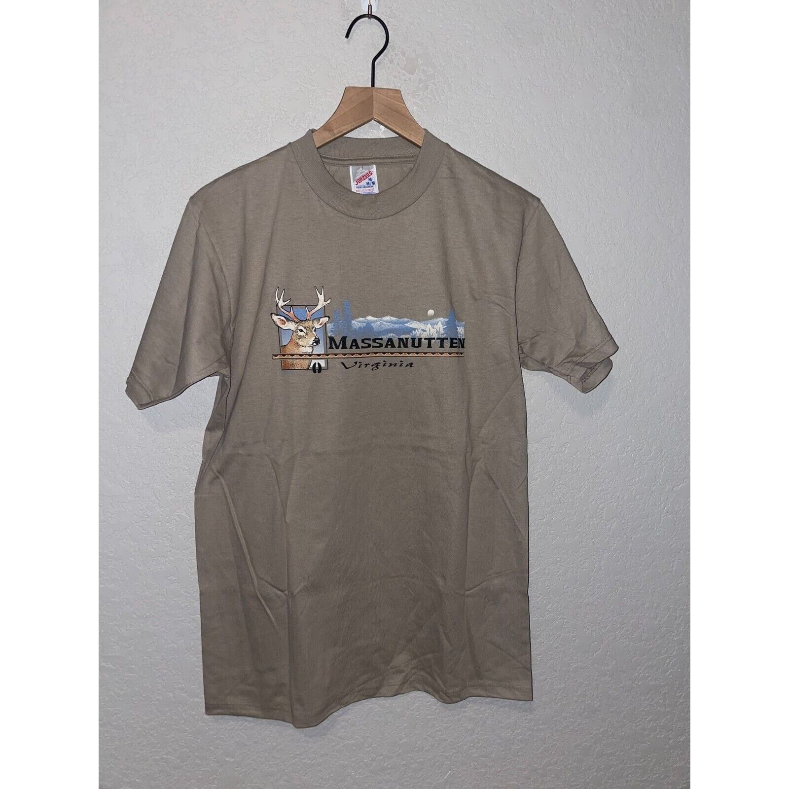 Jerzees Vintage Massanutten Shirt Virginia Deer Buck Tee VTG 90s M Size US M / EU 48-50 / 2 - 1 Thumbnail