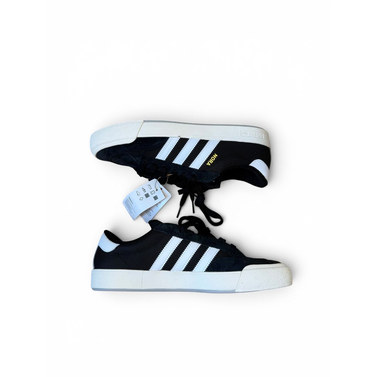 Adidas Adidas Nora Sneakers Lace Up Black White Men's 8 New in Box Size US 8 / EU 41 - 2 Thumbnail