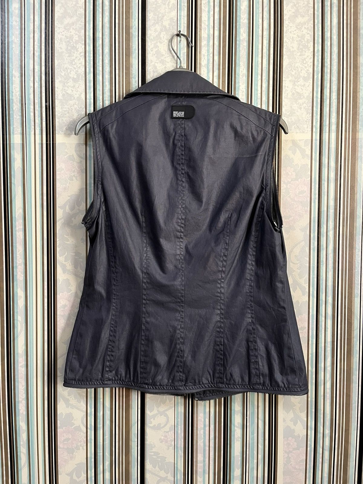DKNY 2000s runway coats/vest faction combine zipped #H1 Size XS / US 0-2 / IT 36-38 - 5 Thumbnail