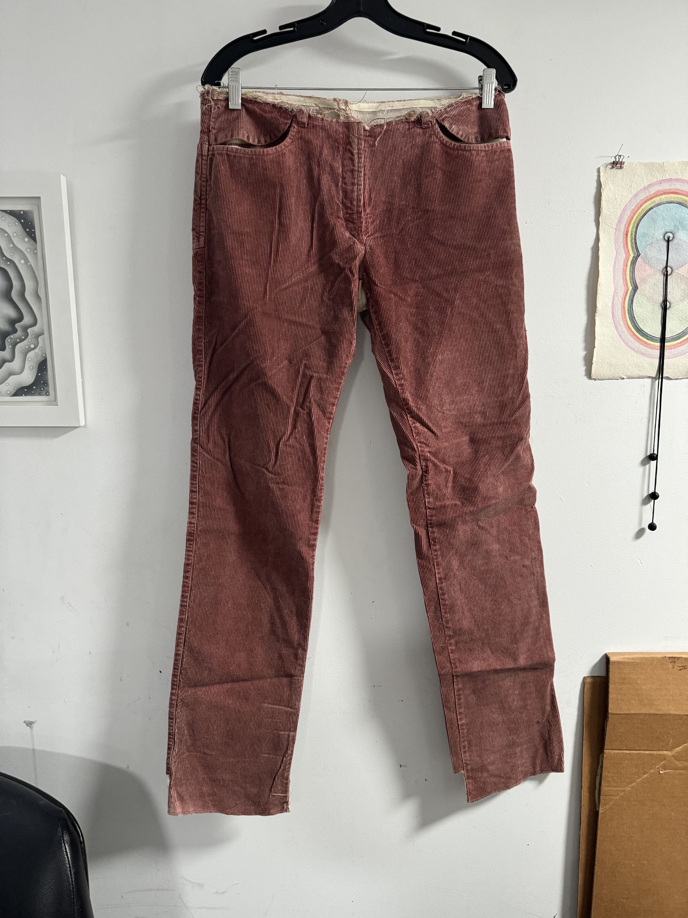 Margiela Rust Cut-off Pants