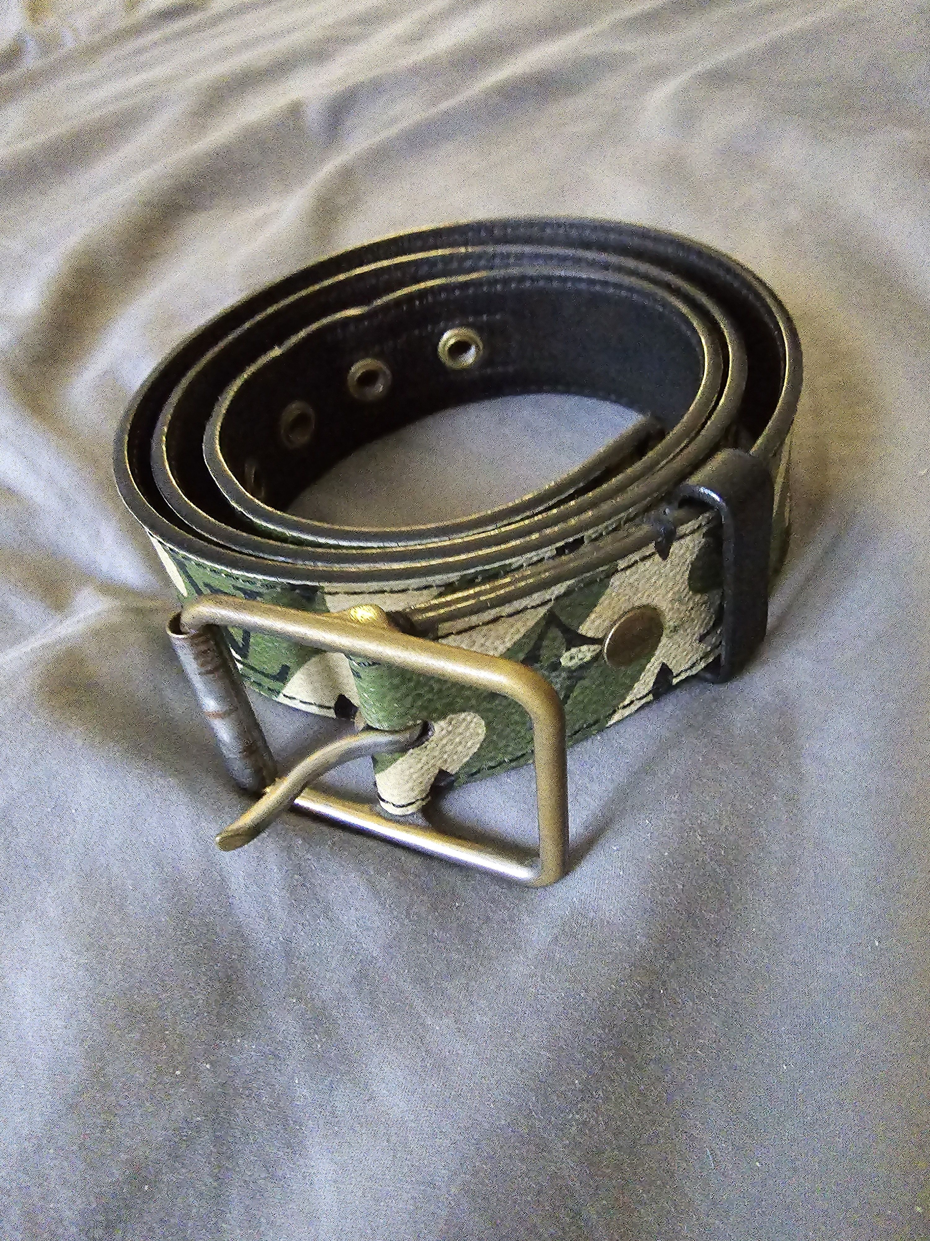 Louis Vuitton × Takashi Murakami Louis Vuitton Takashi Murakami Camouflage belt 100 Size 36 - 2 Thumbnail