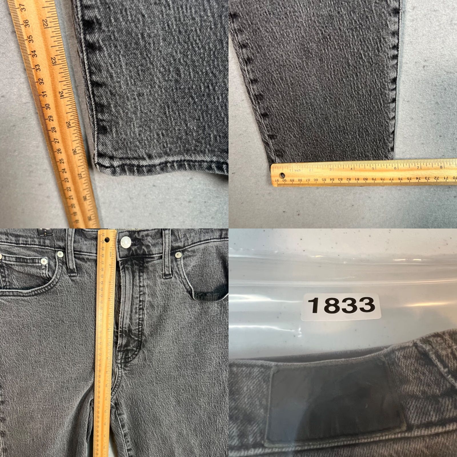 Madewell VINTAGE Madewell Jeans Skinny Denim High-R rise Gray Adult Womens 30 Inseam 27 in Size 30" / US 8 / IT 44 - 8 Thumbnail