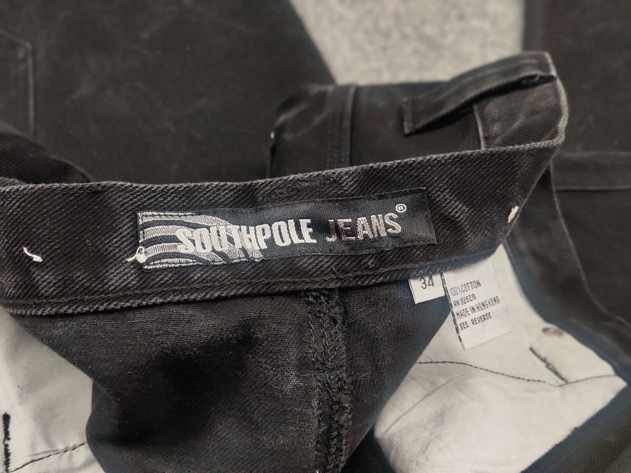 Southpole Vintage Southpole baggy Black denim Shorts Y2k Style Rap Size US 34 / EU 50 - 17 Thumbnail
