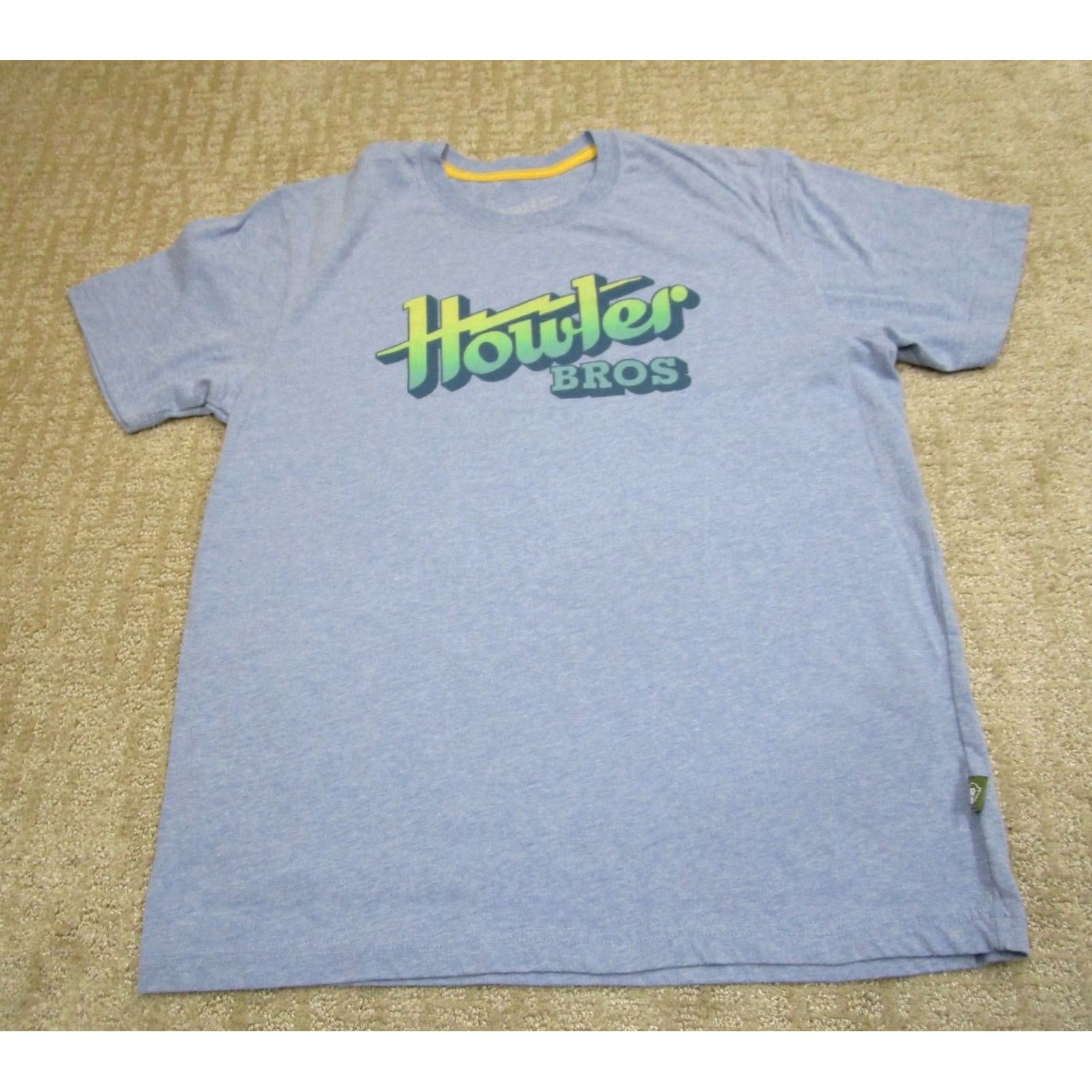 Howler Brothers Howler Brothers Shirt Men Medium Blue Short Sleeve Casual Graphic Head The Call Size US M / EU 48-50 / 2 - 2 Thumbnail