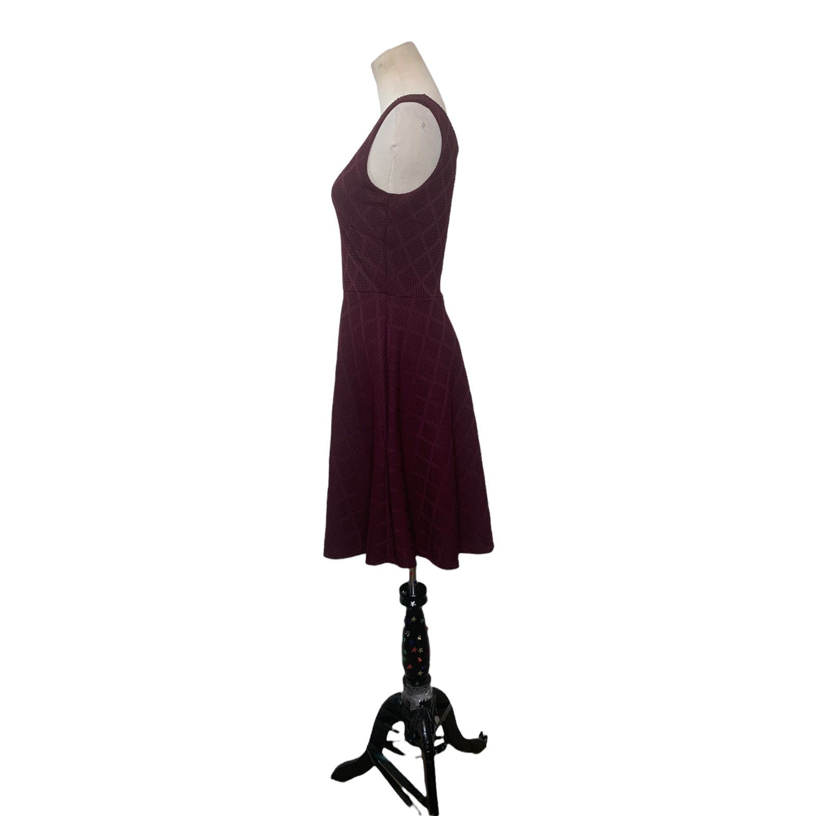 Anthropologie Le Lis sleeveless A-line purple mini dress size small Size S / US 4 / IT 40 - 6 Thumbnail