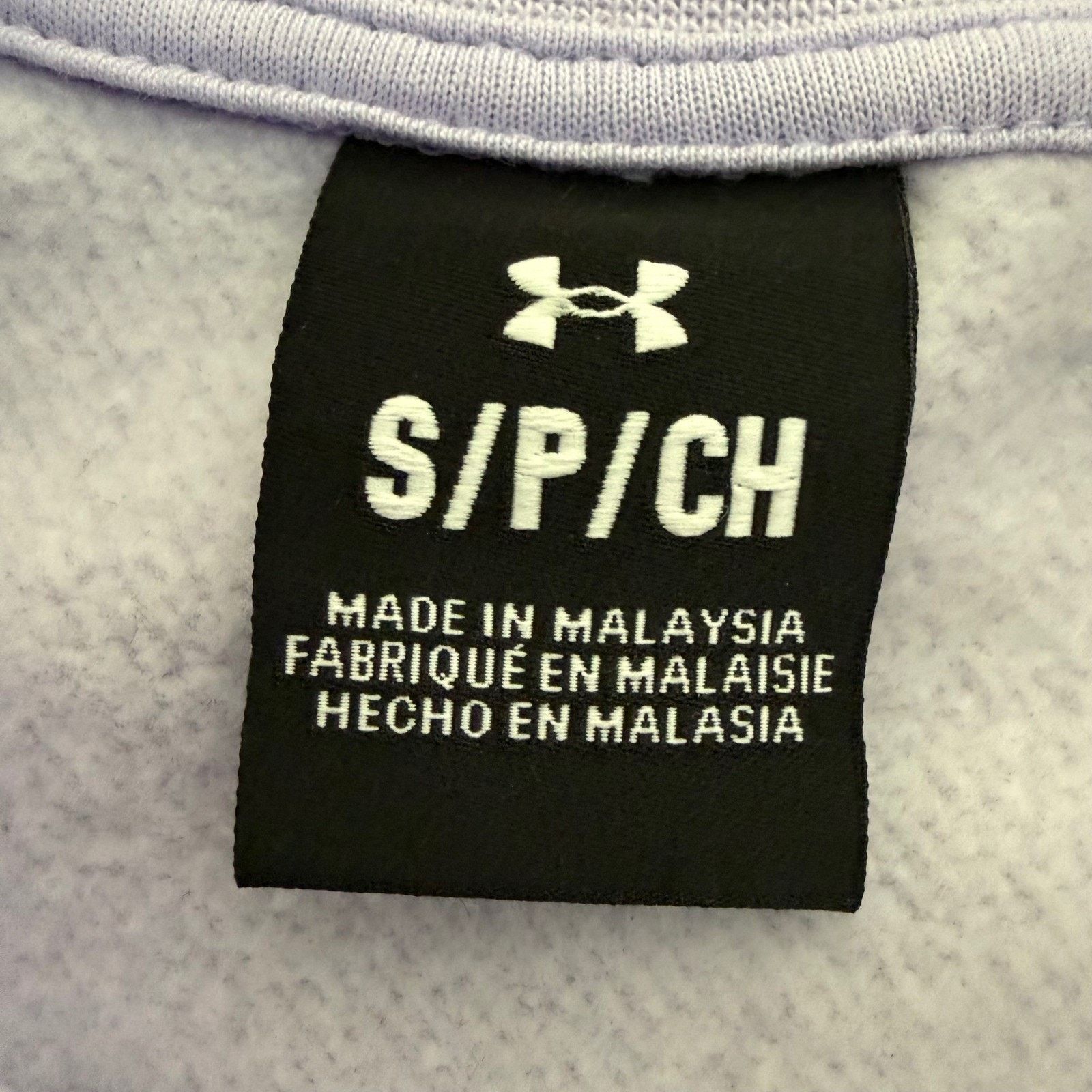 Under Armour Under Armour Mens Small Purple Fleece Crewneck Sweatshirt Size US S / EU 44-46 / 1 - 2 Thumbnail