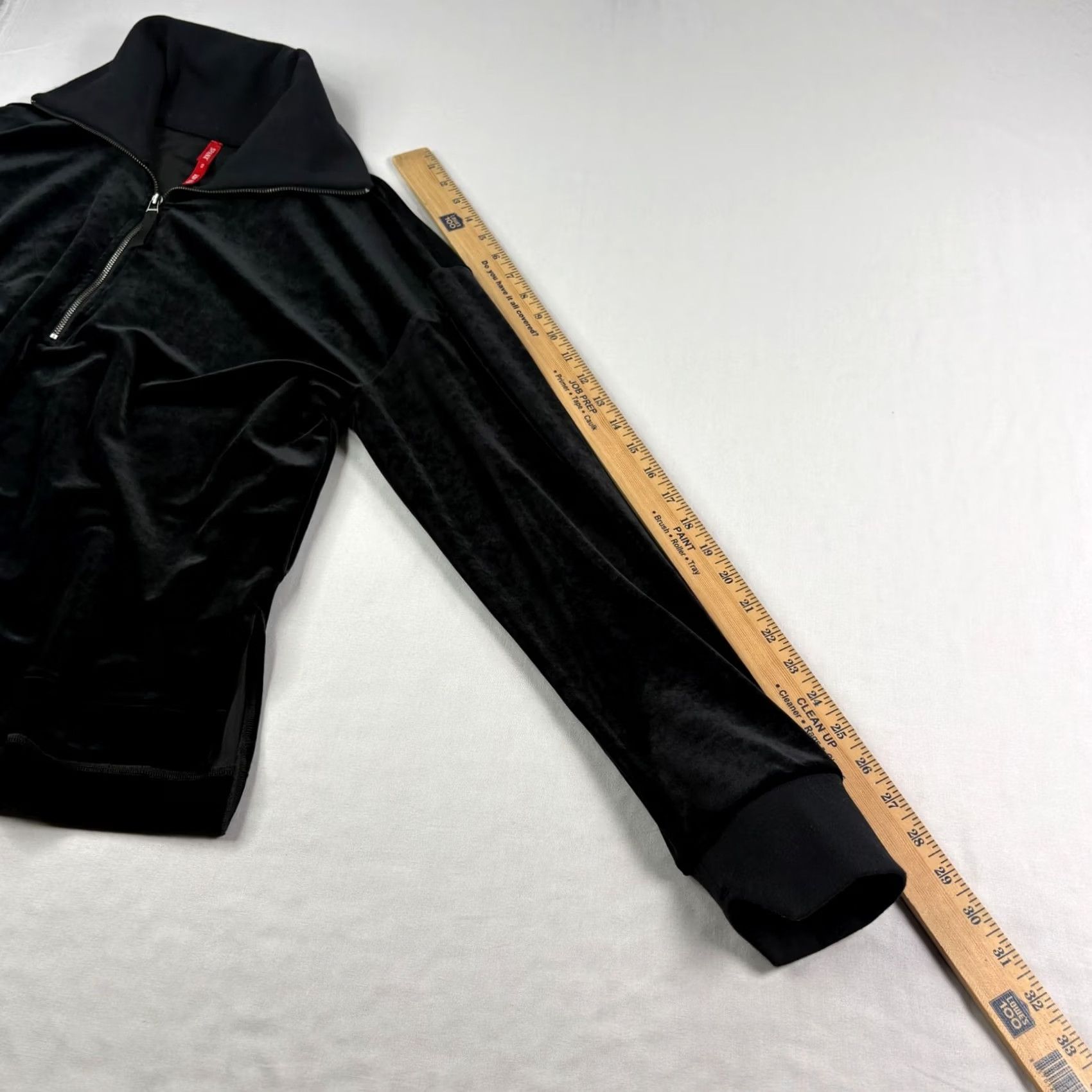 Spanx Spanx Shirt Womens XL Black Velvet 1/2 Zip Pullover Sweatshirt Casual Size XL / US 12-14 / IT 48-50 - 6 Thumbnail