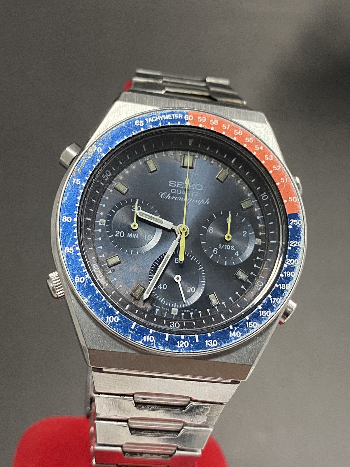 Seiko × Vintage Vintage SEIKO Pepsi 7A28-703A Chronograph Quartz Men’s Watch Size ONE SIZE - 7 Thumbnail