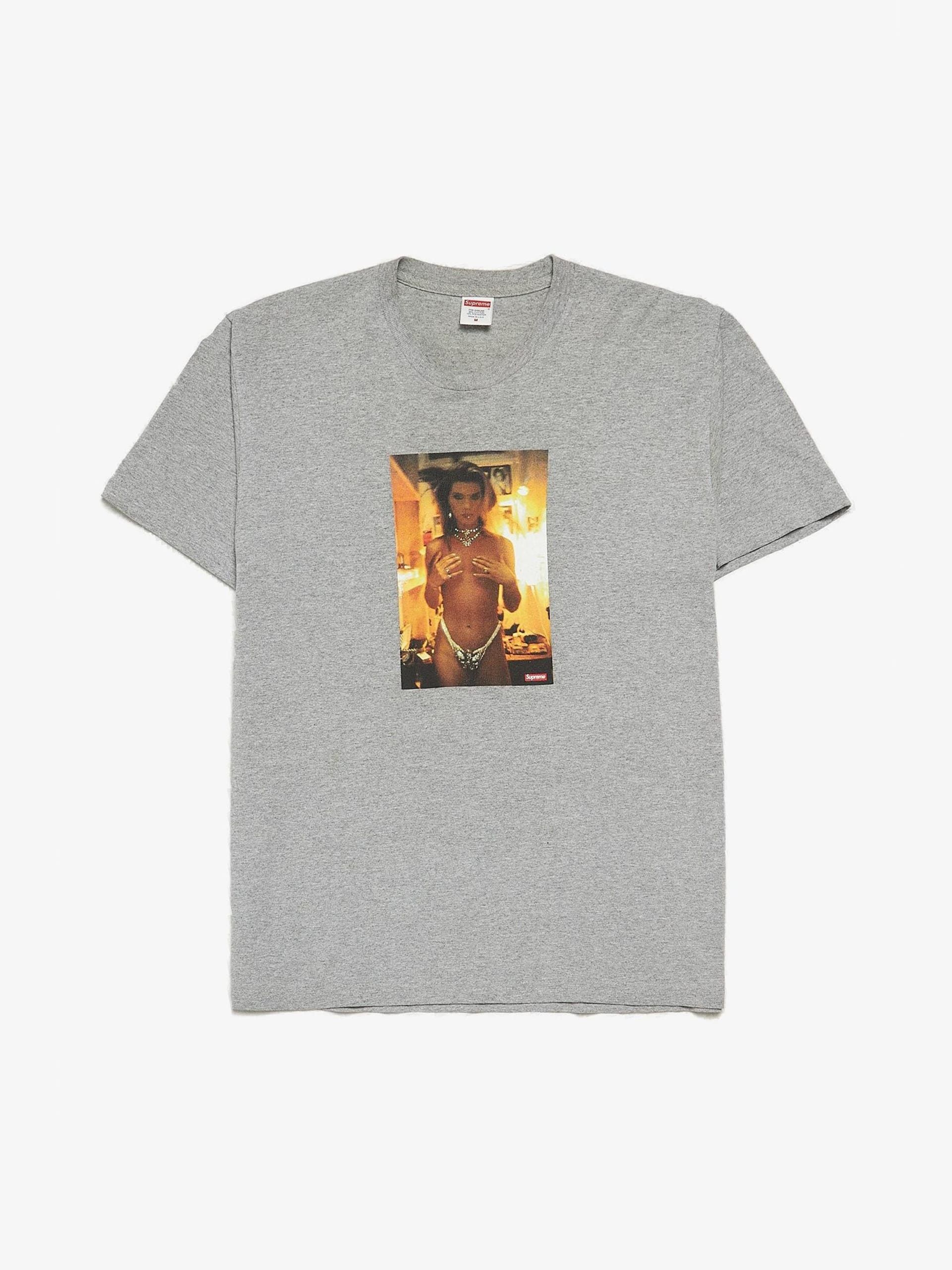 Supreme Gray Printed Cotton Blend T Shirt Size US M / EU 48-50 / 2 - 1 Thumbnail