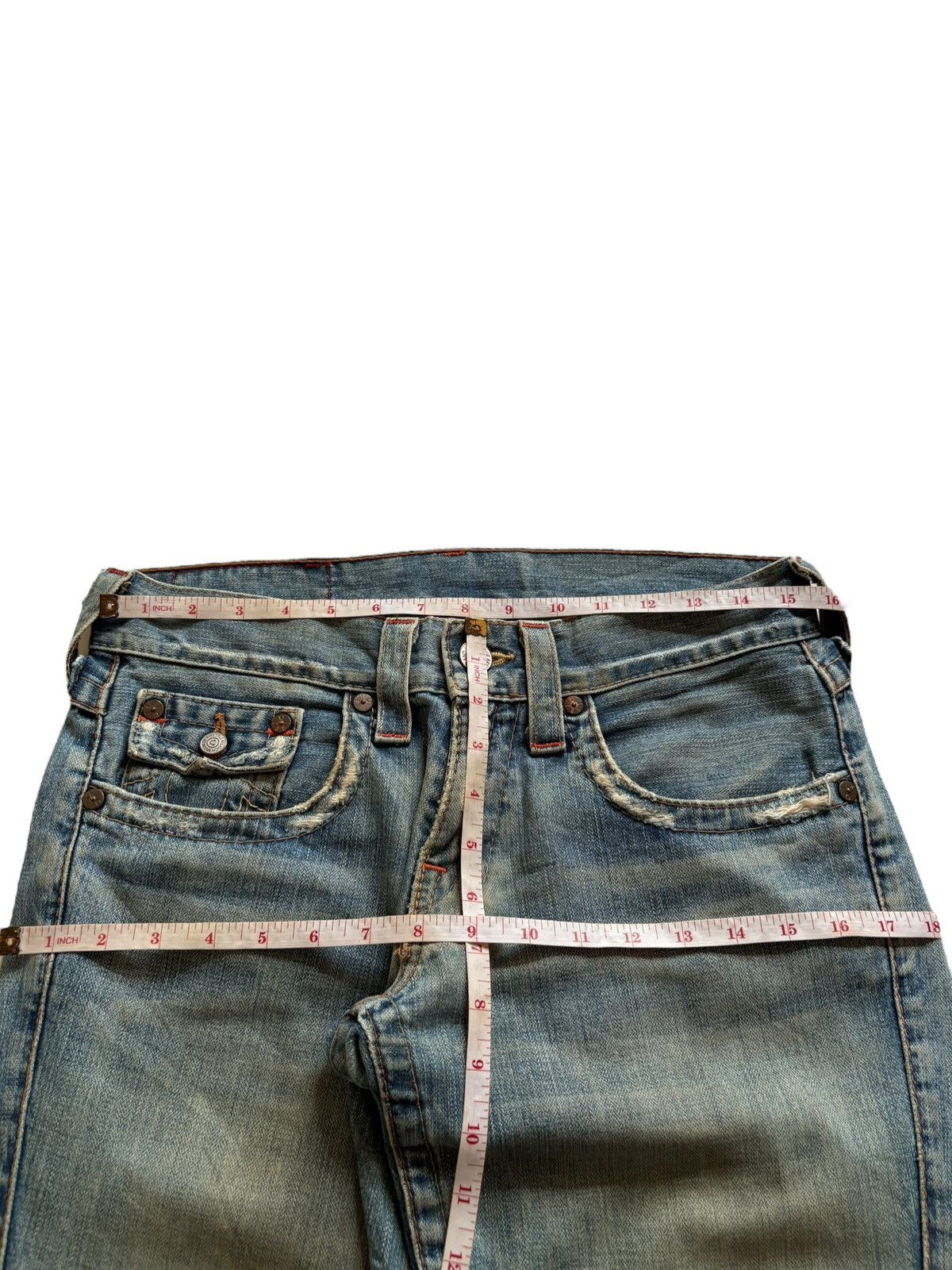 True Religion Vintage / Y2K True Religion Joey Mud Wash Flare Jeans Size US 31 - 14 Thumbnail