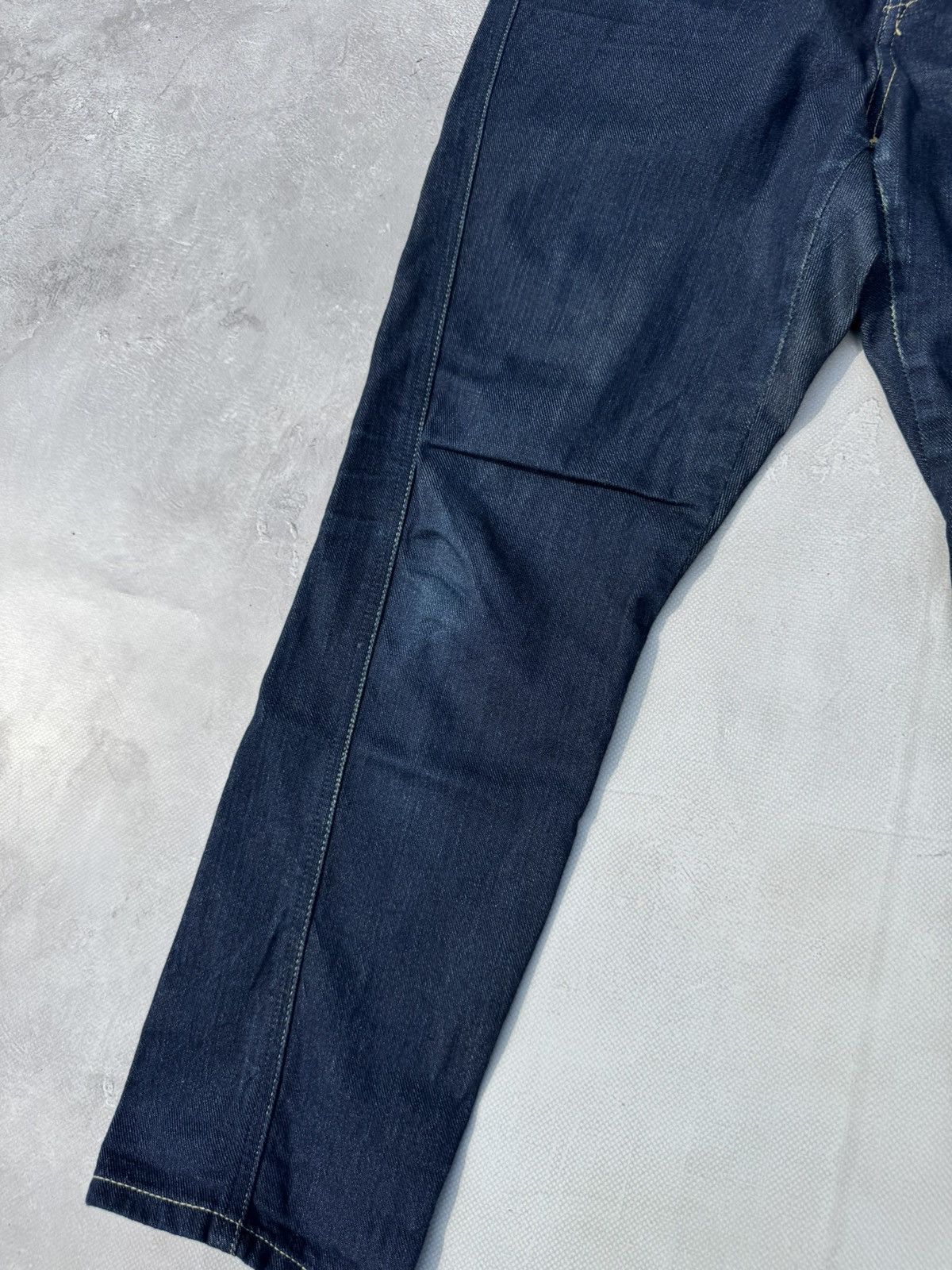 Lee Vintage Lee Japan Denim Asymmetric Jeans Pants Size US 30 / EU 46 - 3 Thumbnail