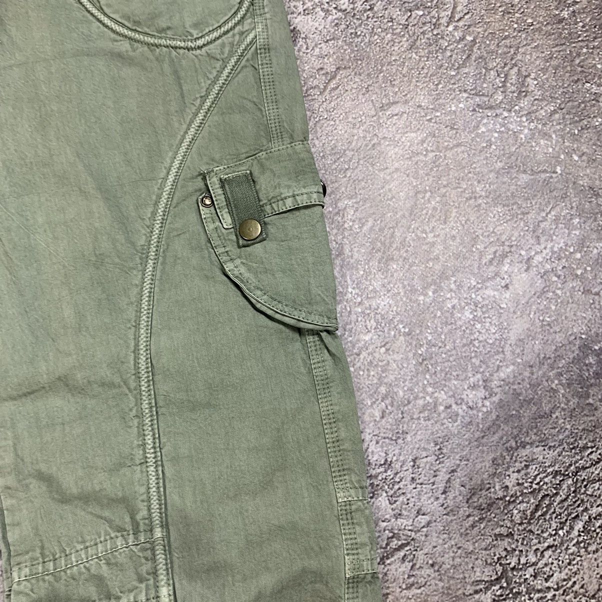 Vintage Vintage 90s Japanese Baggy Cargo Pants Flared Parachute 30 Size 30" / US 8 / IT 44 - 6 Thumbnail