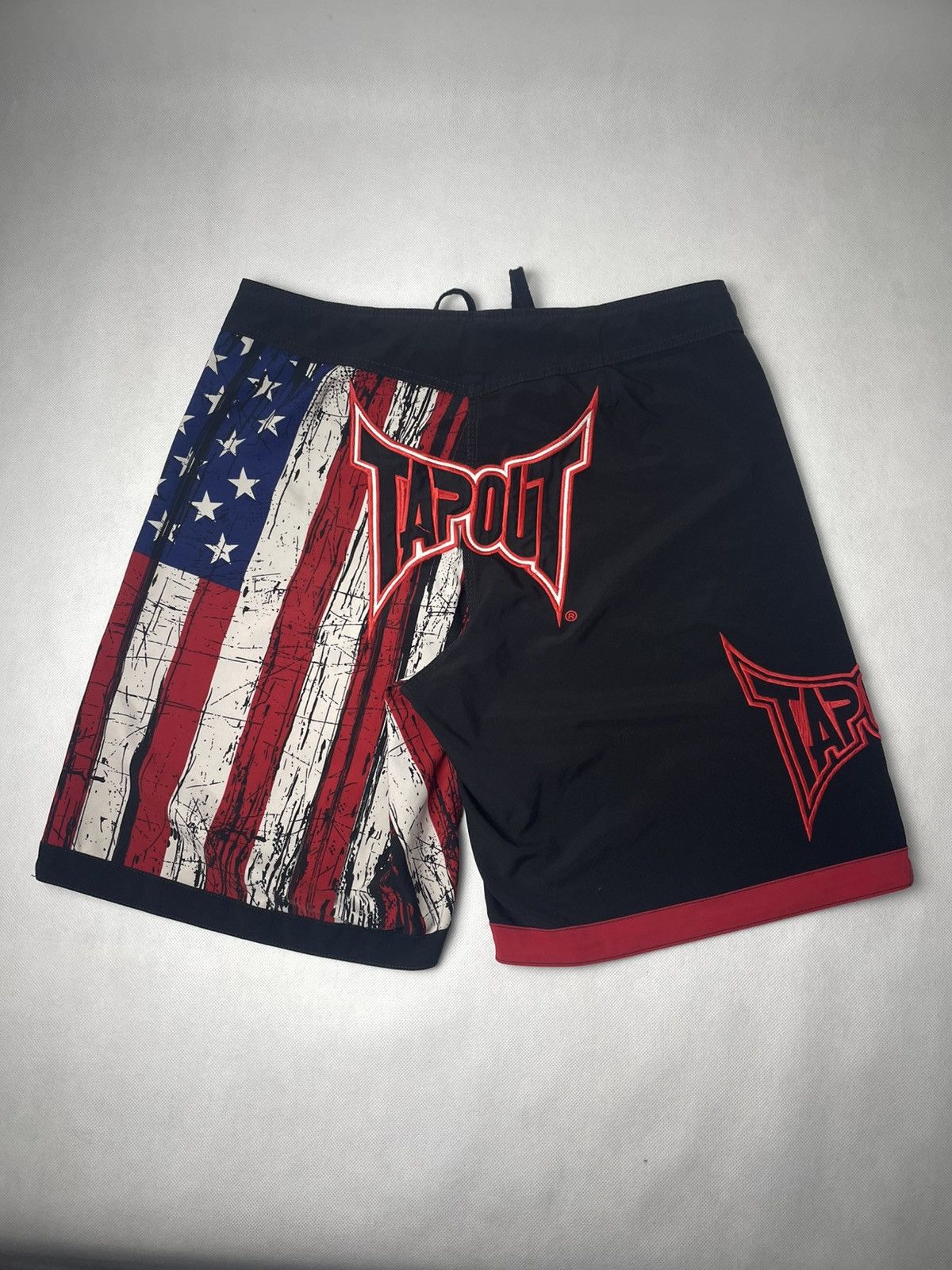 Tapout Tapout MMA UFC USA Fighter Shorts American Flag Size 34 Mens Size US 34 / EU 50 - 5 Thumbnail