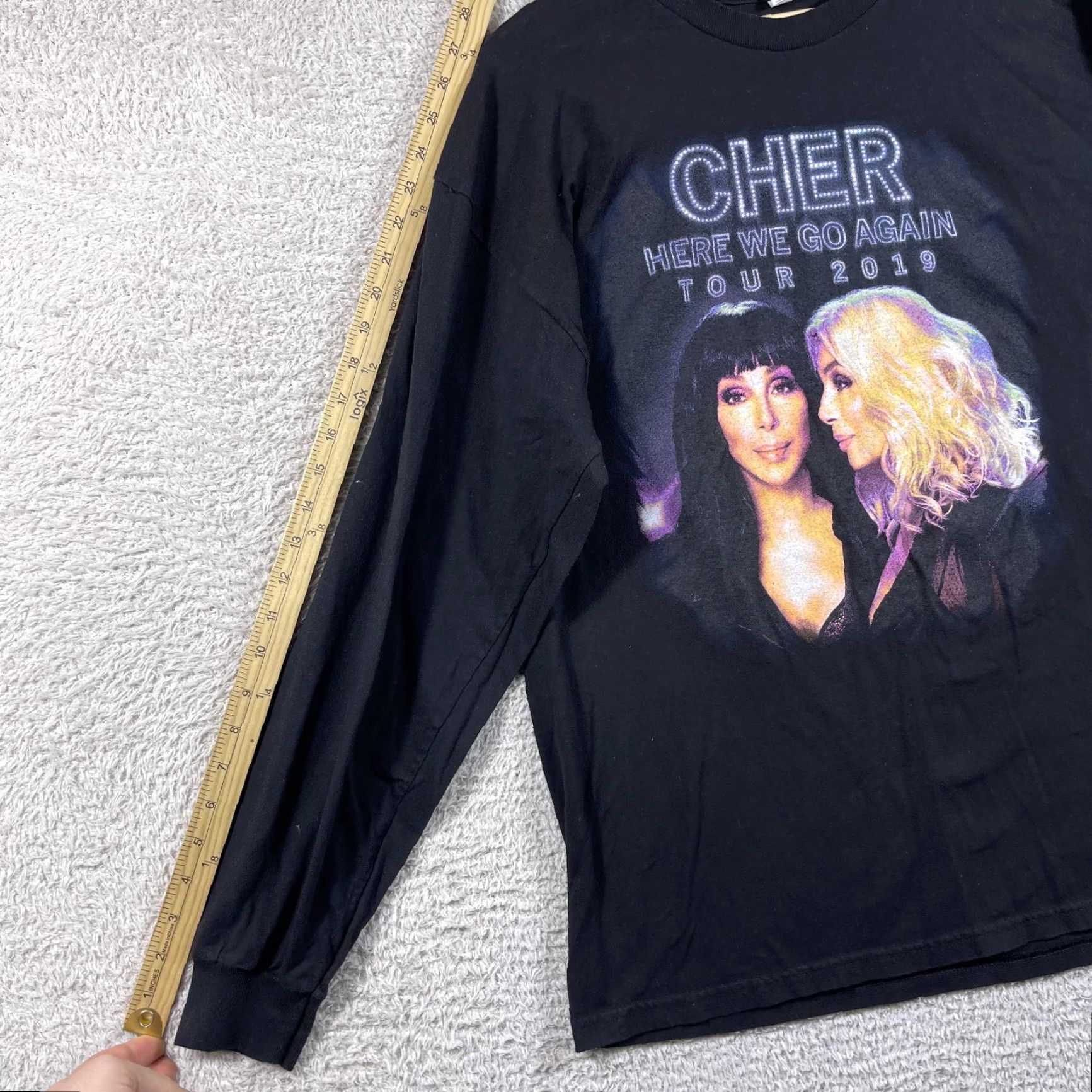 Doublet Cher “Here We Go Again Tour” T-Shirt Adult XL Double Sided Concert 2019 Black Size US XL / EU 56 / 4 - 8 Thumbnail
