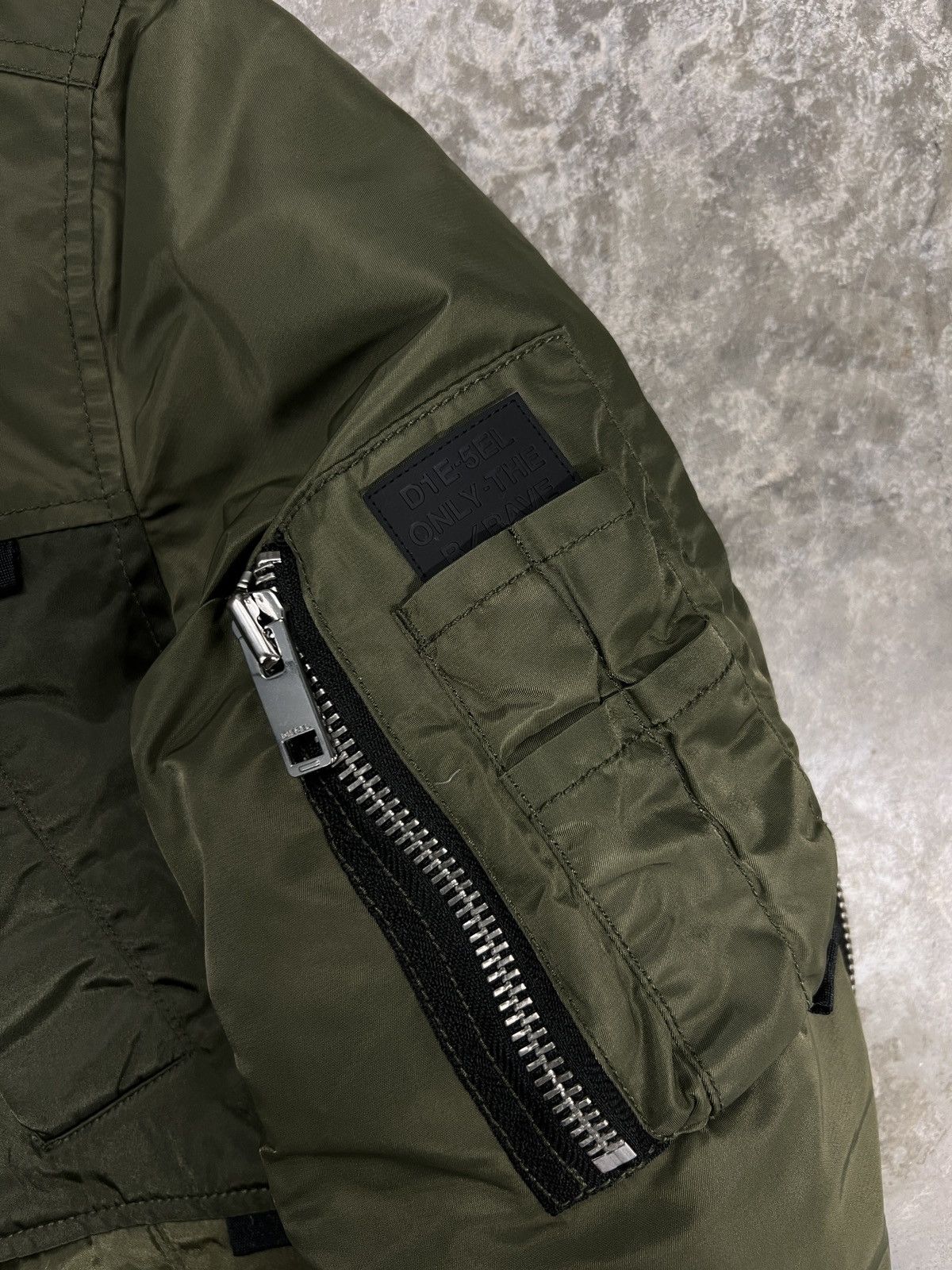 Archive Diesel MA-1 Reversible Bomber Jacket Multipocket Zip
