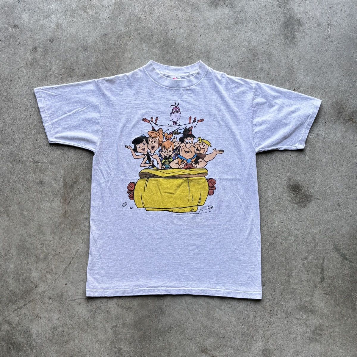 Band Tees × Vintage vintage 1995 90s THE FLINTSTONES Movie Promo Rap t-shirt Size US L / EU 52-54 / 3 - 3 Thumbnail