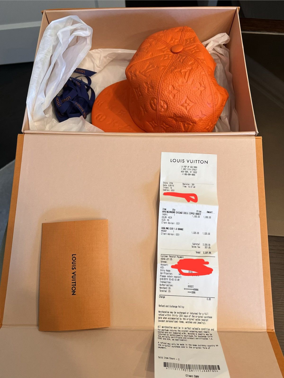 Louis Vuitton Louis Vuitton Virgil Abloh Chicago Exlusive Orange 1.0 Cap Size ONE SIZE - 6 Thumbnail