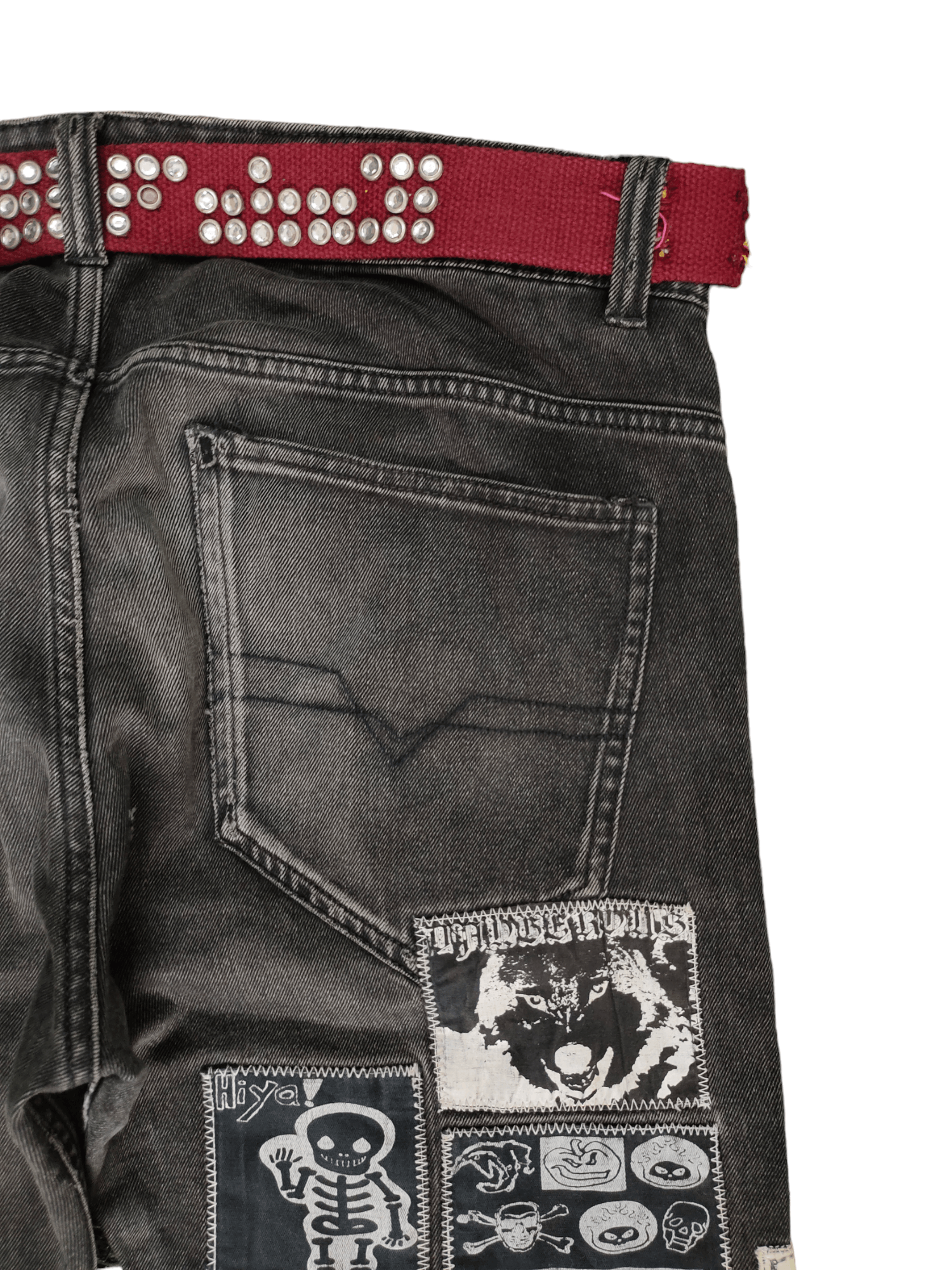 Diesel × If Six Was Nine × Undercover Diesel Jeans Patches Distress Faded Punk Undercover Style Size US 32 / EU 48 - 12 Thumbnail