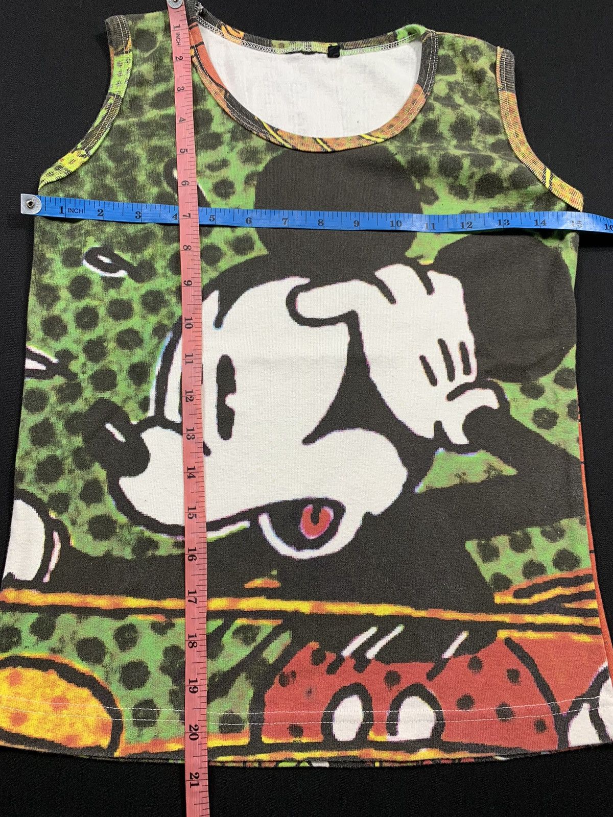 20471120 × Beauty Beast × Hysteric Glamour ❤️‍🔥BINDING OFFER❤️‍🔥 Y2k Vintage Mickey all Over Print tank Top Size M / US 6-8 / IT 42-44 - 5 Thumbnail