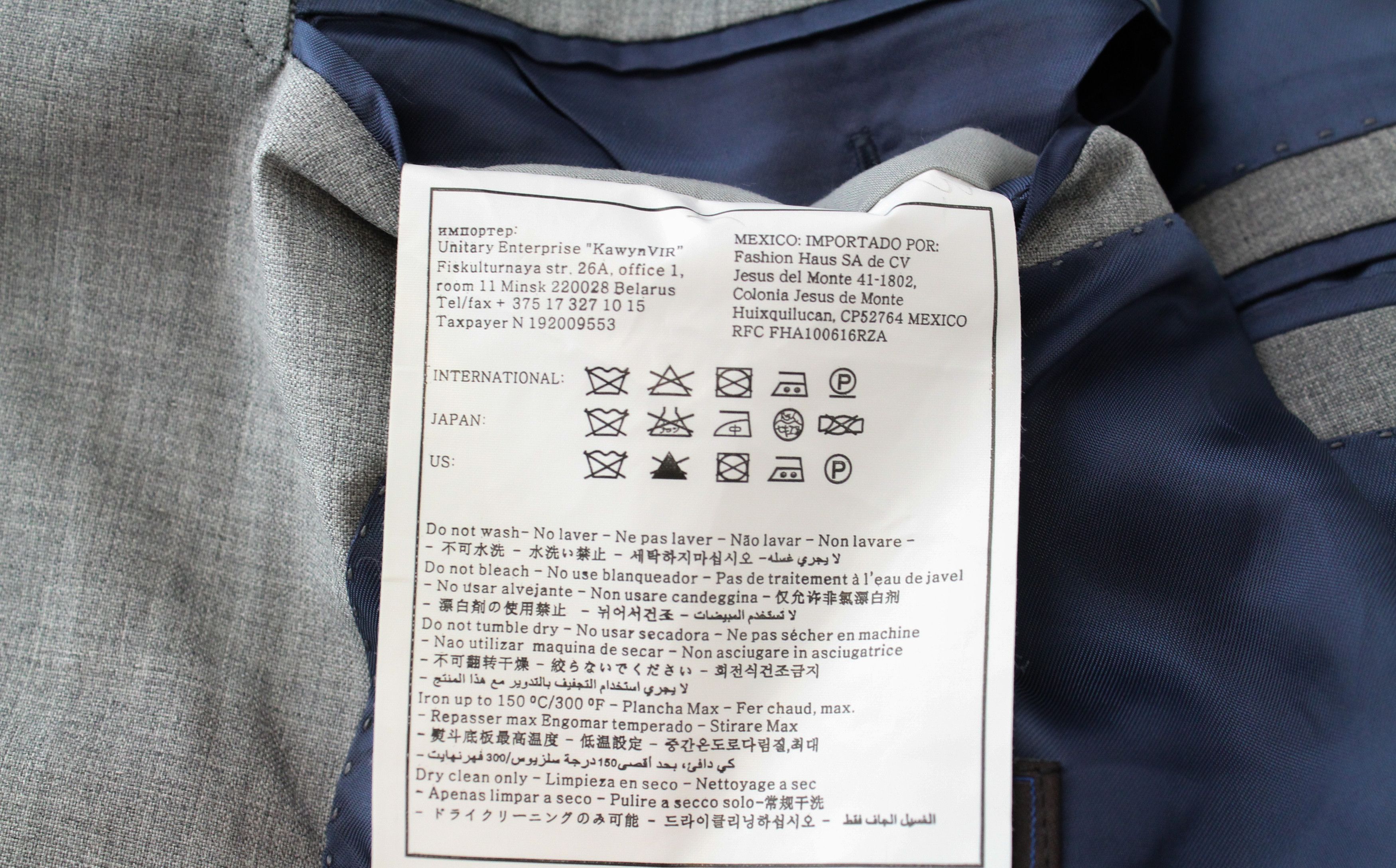 Suitsupply LAZIO UK46S Wool Super 120's Grey Blazer 60217 Size 46S - 7 Thumbnail