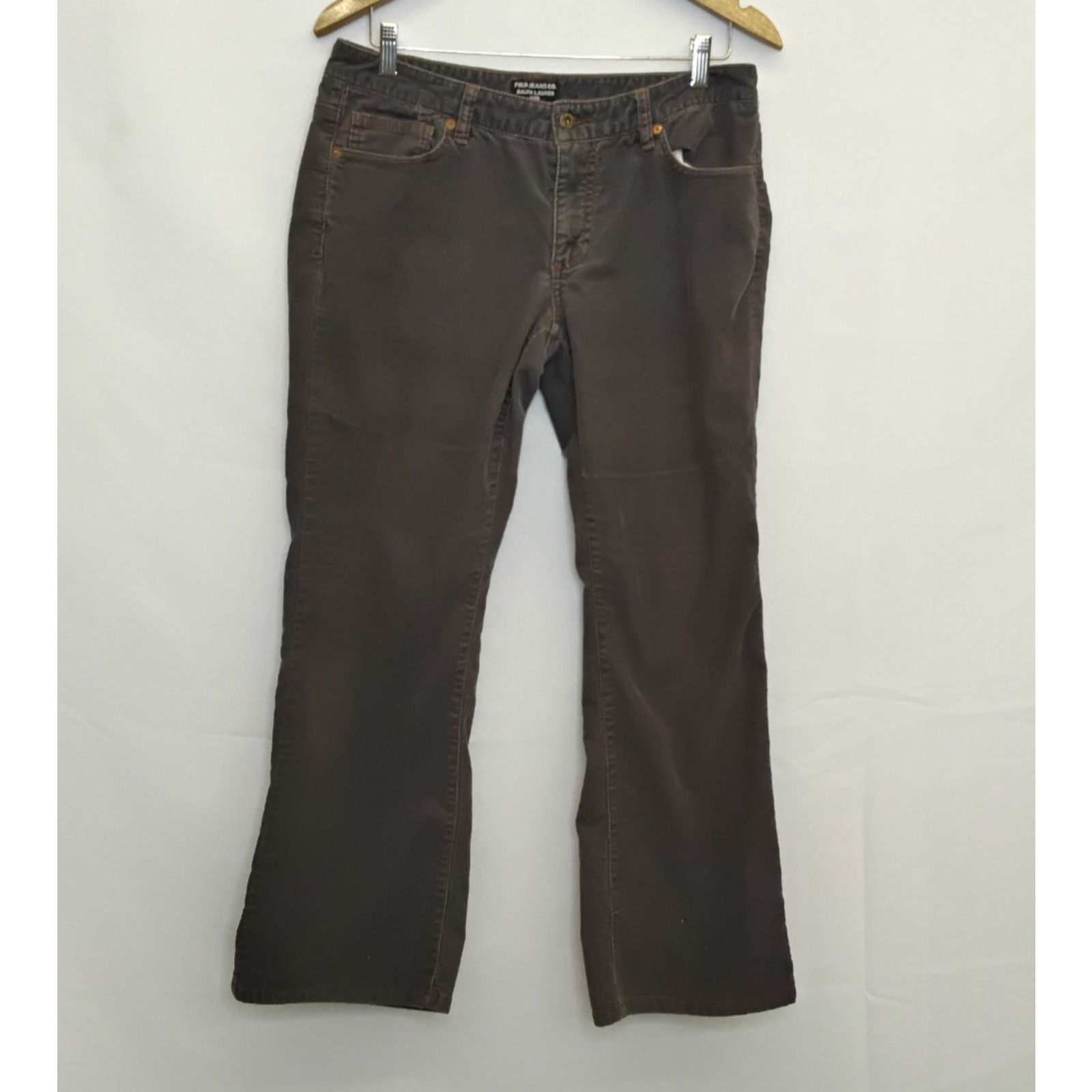 Polo Ralph Lauren Polo Jeans Ralph Lauren Corduroy Pant Women's 33x30 Gray Size 32" / US 10 / IT 46 - 2 Thumbnail