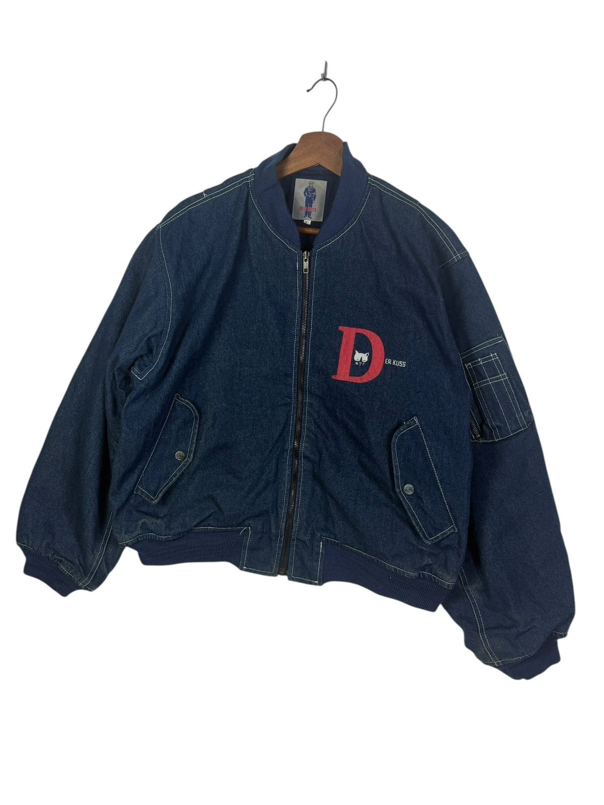 Isamu Katayama Backlash Isamu Katayama Derkuss Denim Varsity Size US XL / EU 56 / 4 - 4 Thumbnail