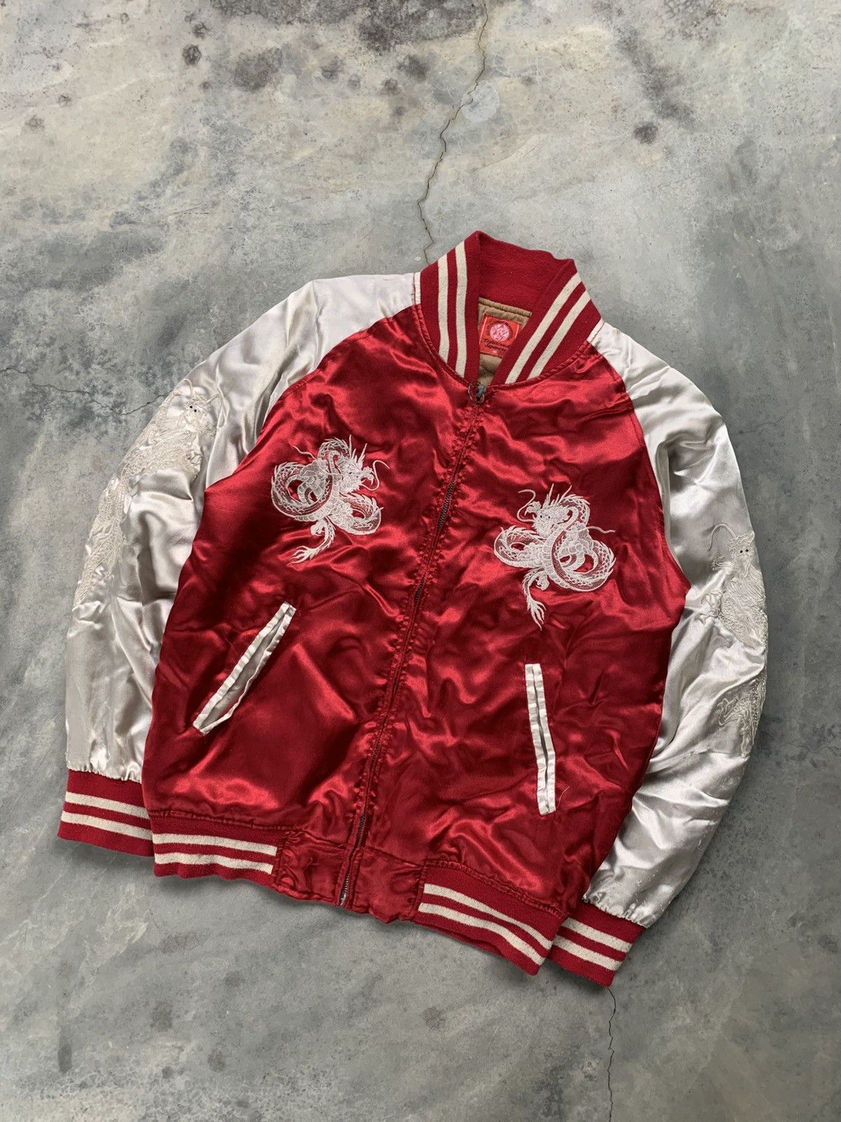Japanese Brand Vintage Japan Dragon Sukajan Souvenir Jacket Size US M / EU 48-50 / 2 - 2 Thumbnail