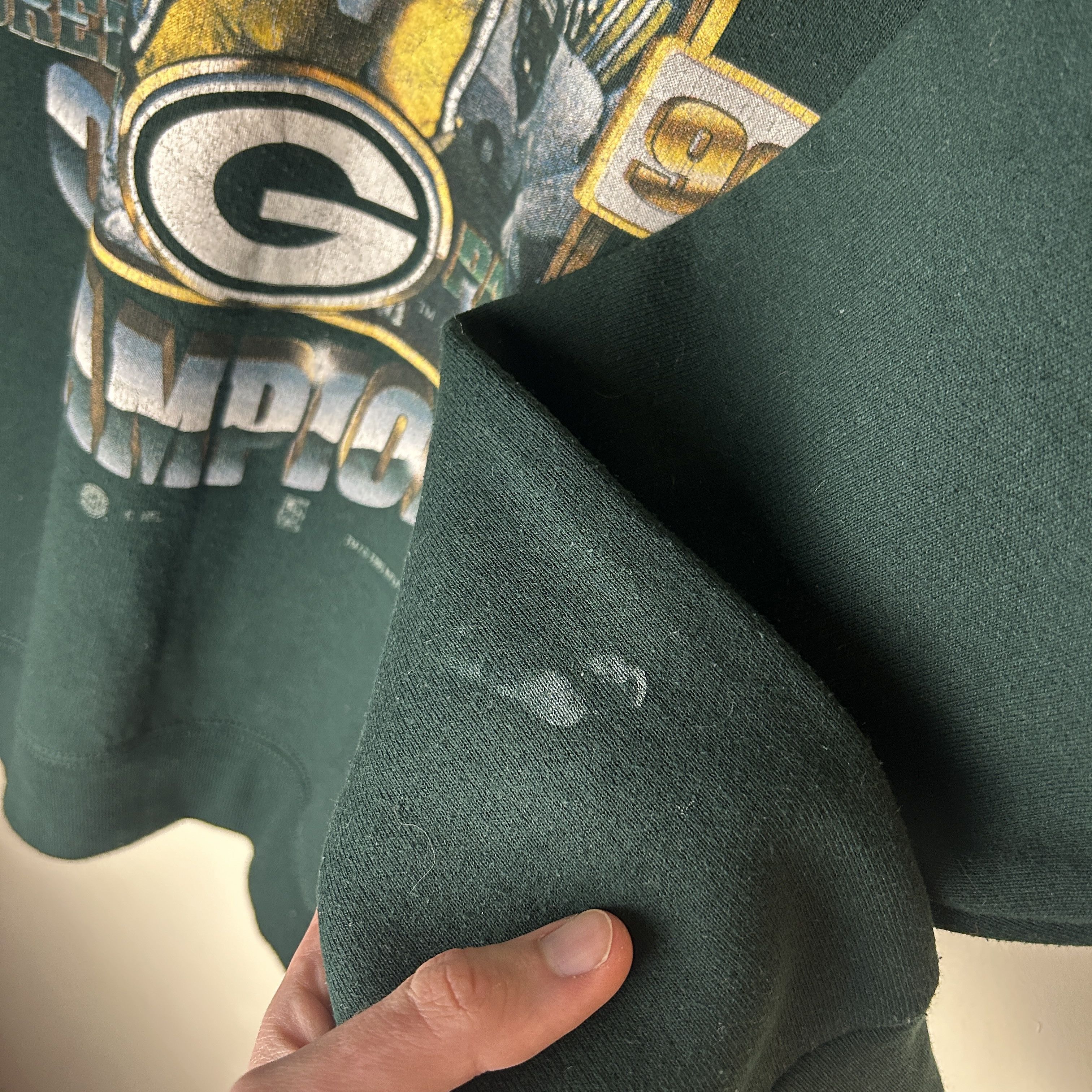 NFL Vintage Green Bay Packers 1996 Champions Sweatshirt Size US L / EU 52-54 / 3 - 5 Thumbnail