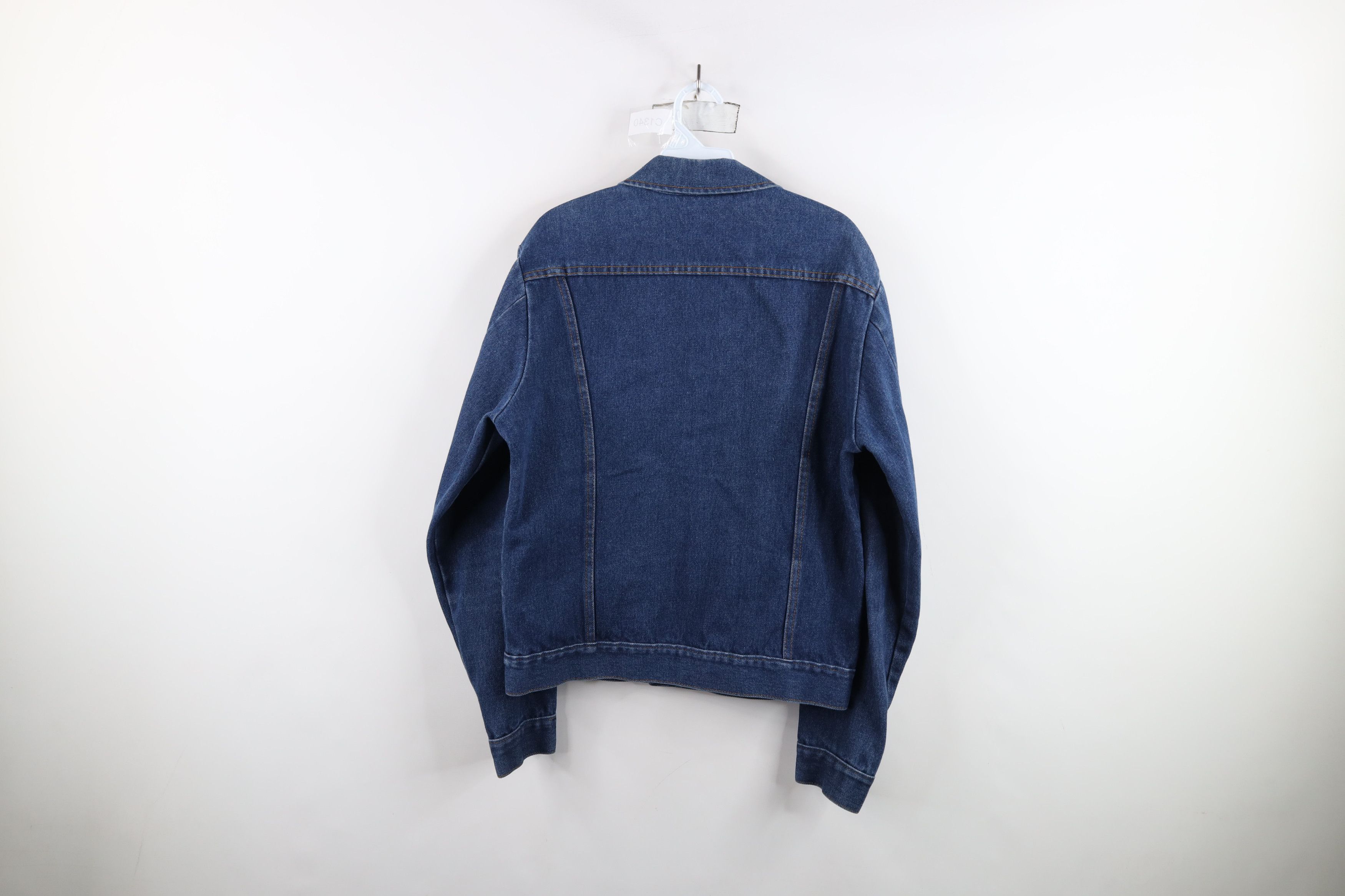 Vintage Vintage 60s 70s Streetwear Jean Trucker Jacket Blue USA Size US L / EU 52-54 / 3 - 11 Thumbnail