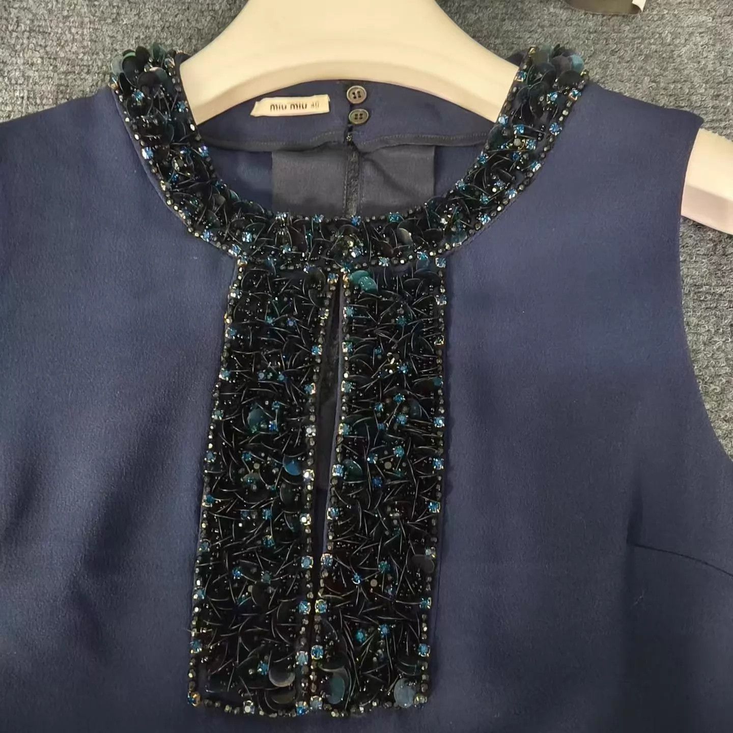 Miu Miu MIU MIU diamond sequin dress 40 99 Size S / US 4 / IT 40 - 5 Thumbnail