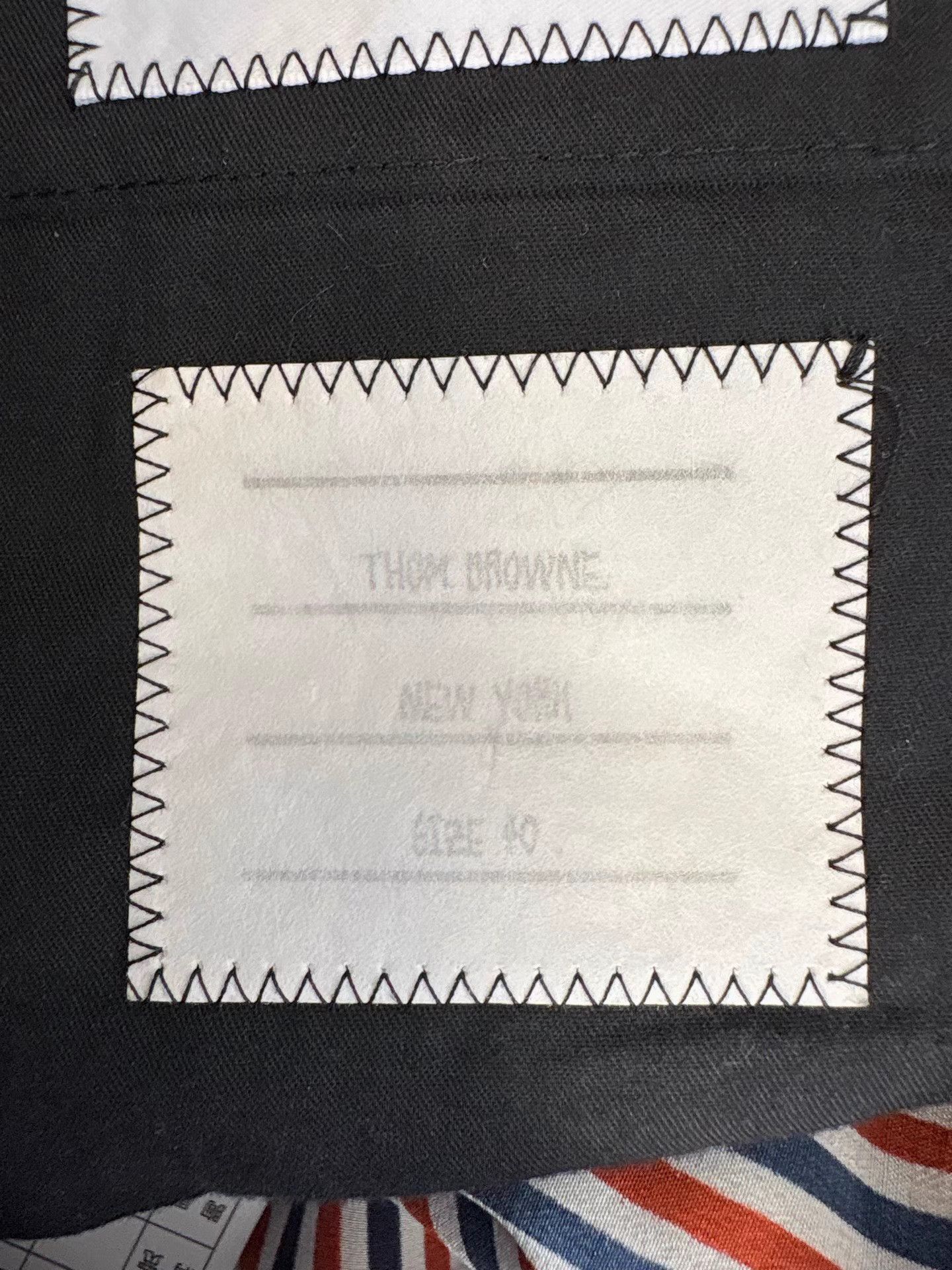 Thom Browne THOM BROWNE Back Color Stripes Wool Trousers K1 Size US 26 / EU 42 - 5 Thumbnail