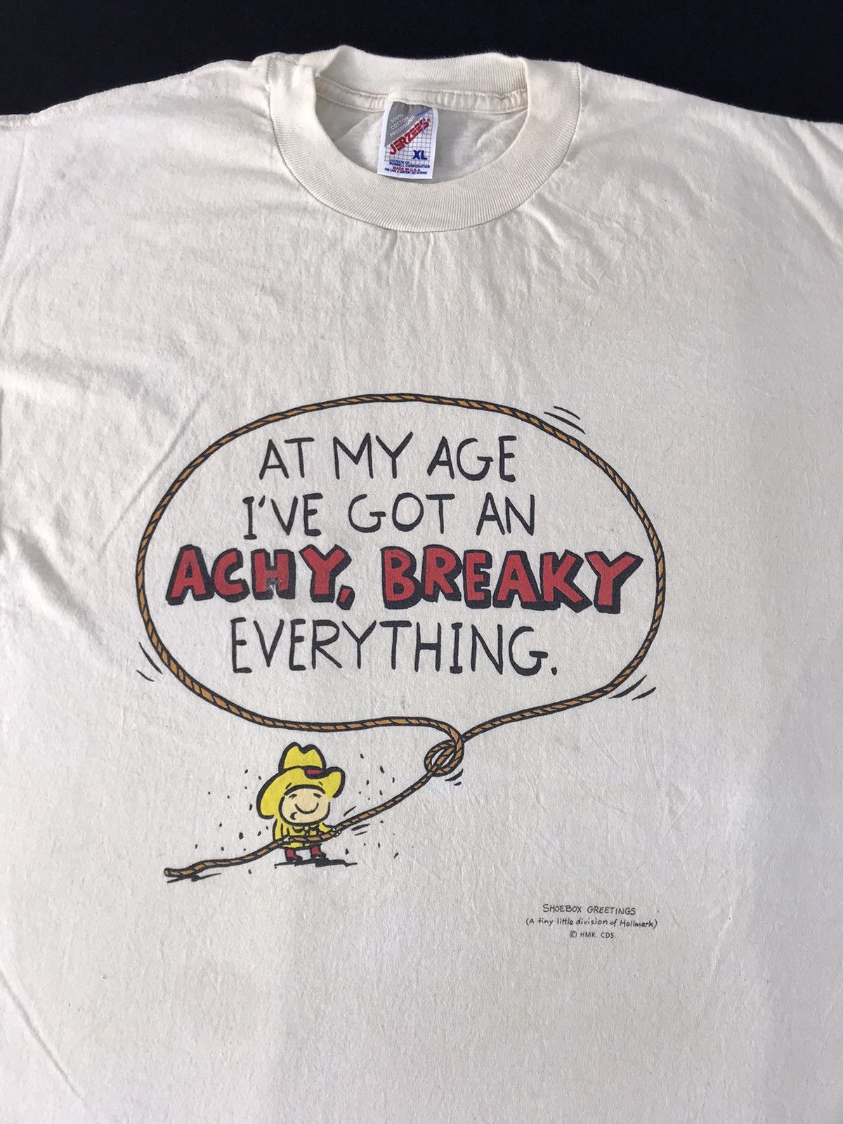 Vintage Shoebox Greeting Division Of Hallmark Humor Tee Size US XL / EU 56 / 4 - 3 Thumbnail