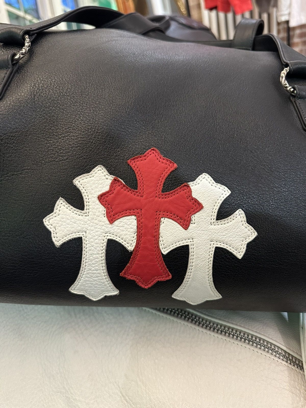 Chrome Hearts CHROME HEARTS TRIPPLE PATCH DUFFLE XXL Size ONE SIZE - 8 Thumbnail