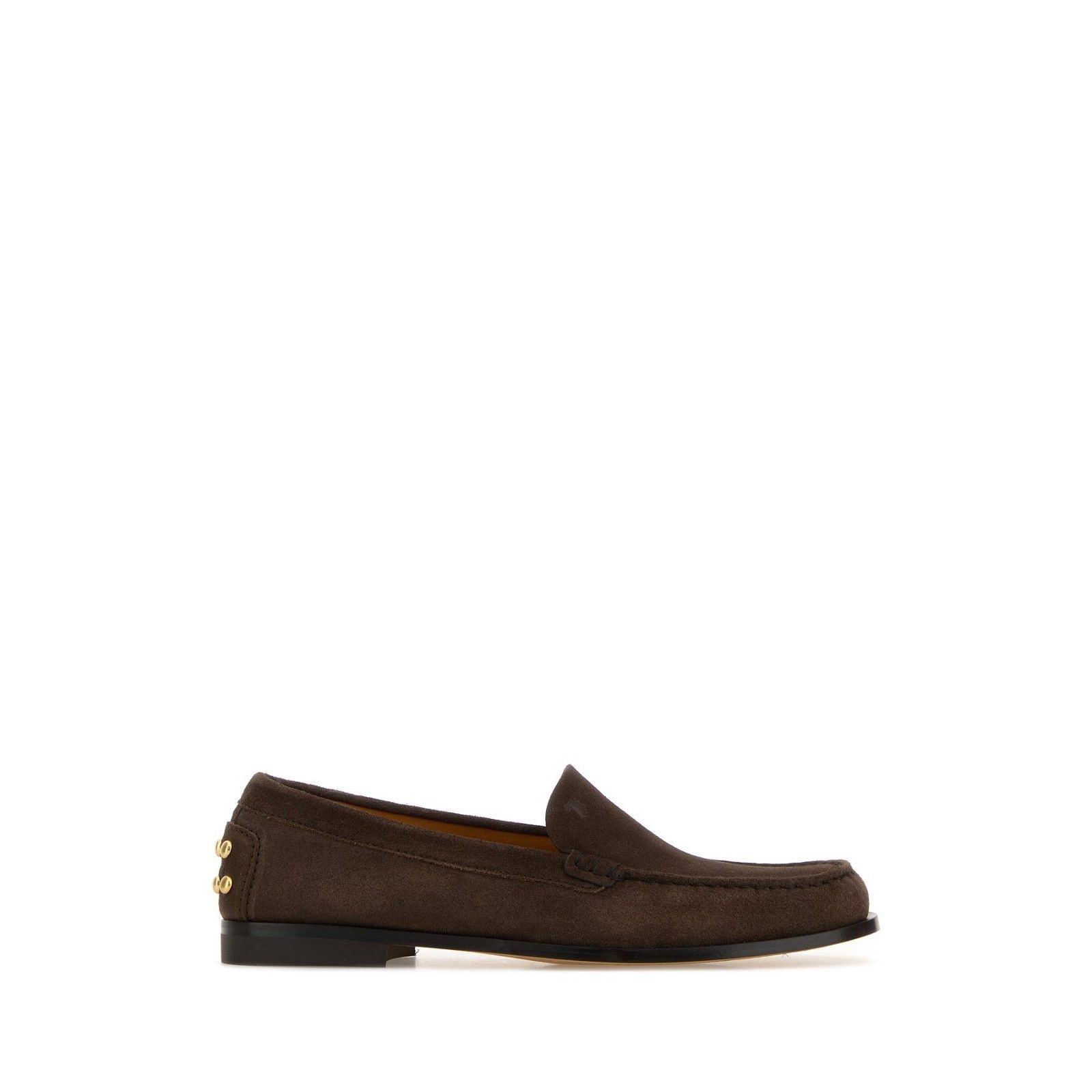 TOD'S Brown Suede Loafers New )