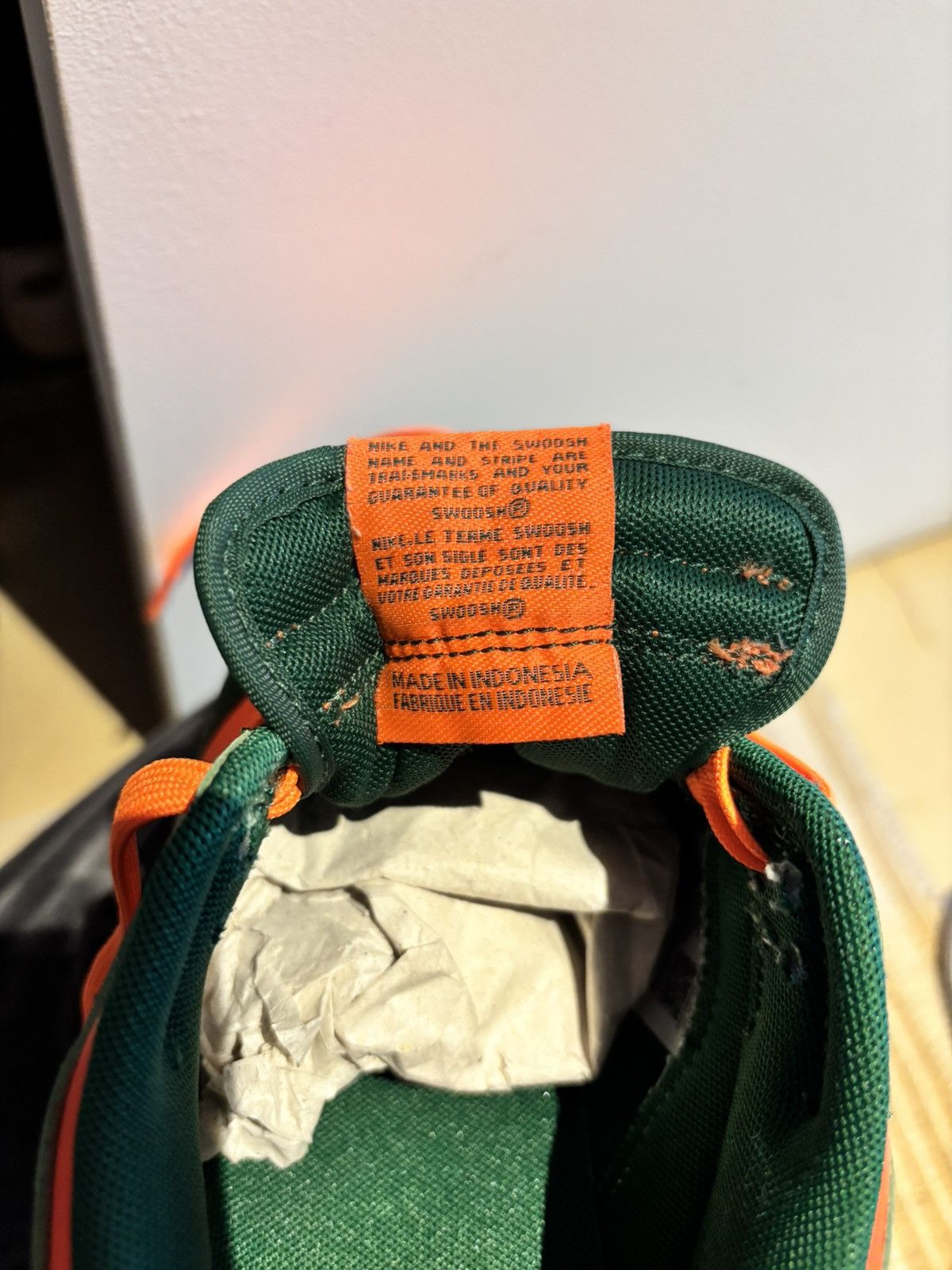 Nike Nike Dunk Low — Orange/Green (“Miami Hurricanes”) Size US 8.5 / EU 41-42 - 8 Thumbnail