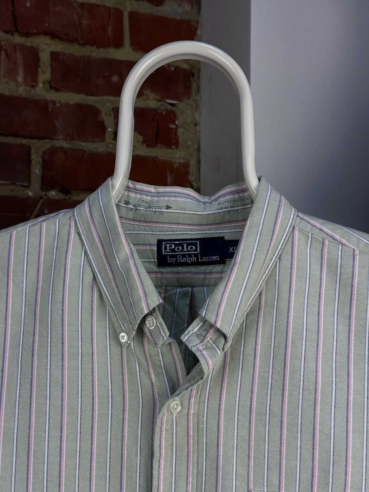 Polo Ralph Lauren POLO by Ralph Lauren Multicolor Striped Long Sleeve Shirt Size US XL / EU 56 / 4 - 6 Thumbnail