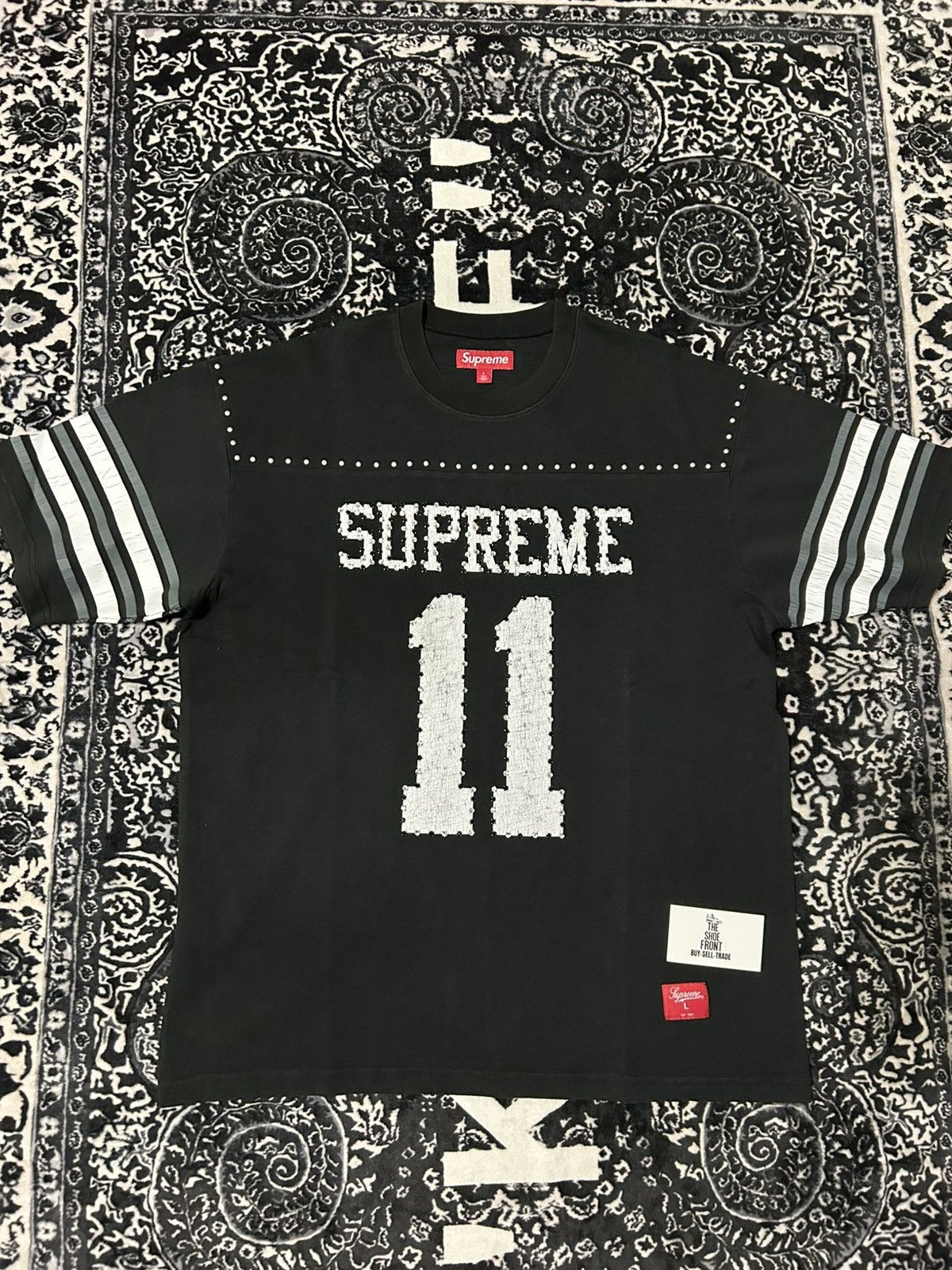 Supreme Supreme studded S/S Football Top Size Large New Size US L / EU 52-54 / 3 - 1 Thumbnail