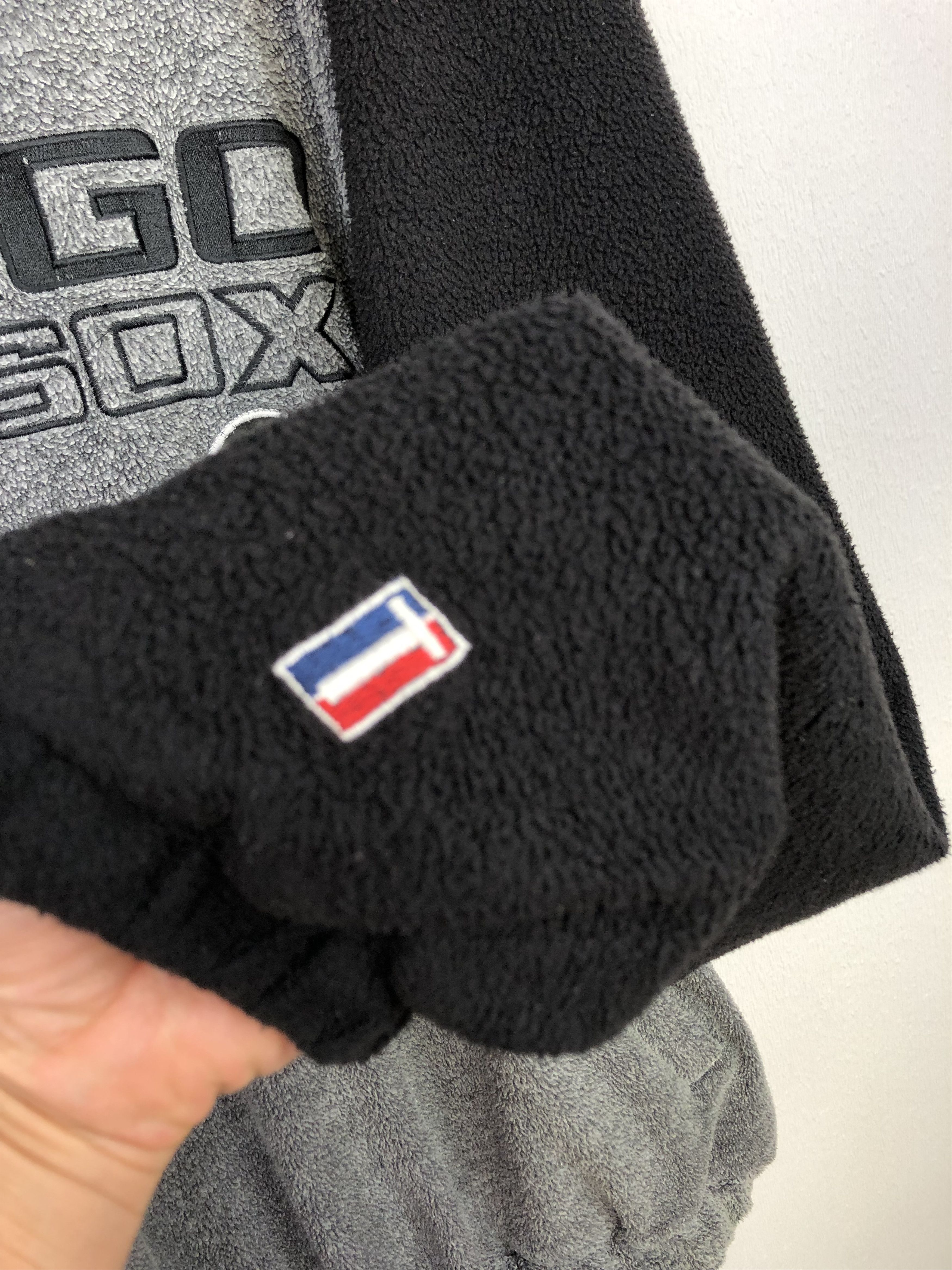 MLB VIntage Chicago White Sox Fleece Jacket Gray MLB Sweatshirt Size US XL / EU 56 / 4 - 5 Thumbnail