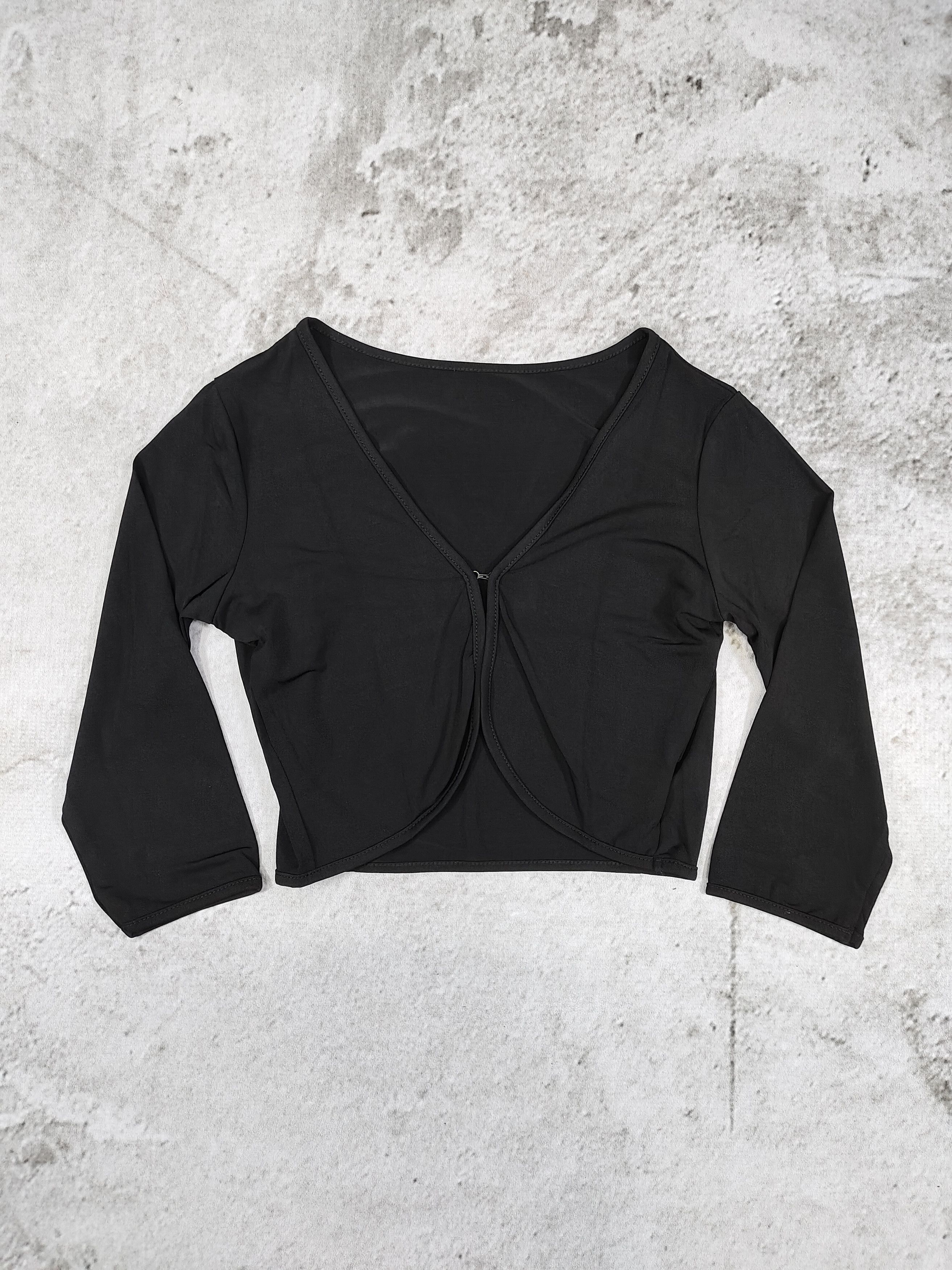 Japanese Brand TIKA Holic🇯🇵 Feminine Gothic Minimal Layering Cropped Size M / US 6-8 / IT 42-44 - 5 Thumbnail