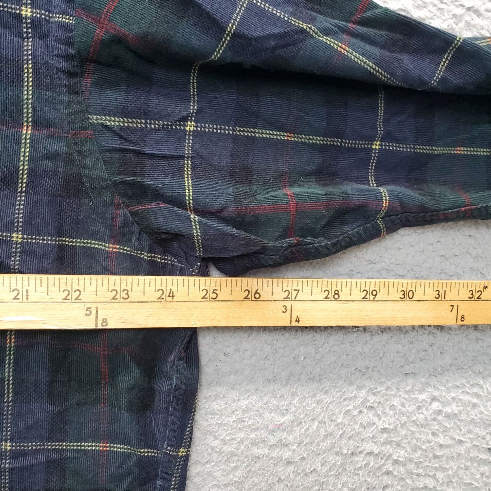 Ralph Lauren Ralph Lauren Golf Shirt Men Size M Multi Plaid Corduroy Long Sleeve Button Up Size US M / EU 48-50 / 2 - 4 Thumbnail