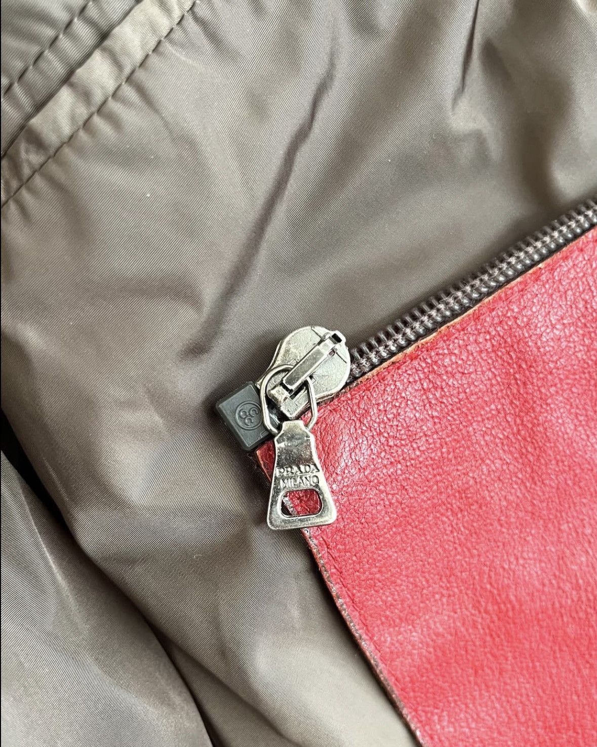 Prada *rare* Prada 00fw Runaway Leather Bomber Size US L / EU 52-54 / 3 - 5 Thumbnail