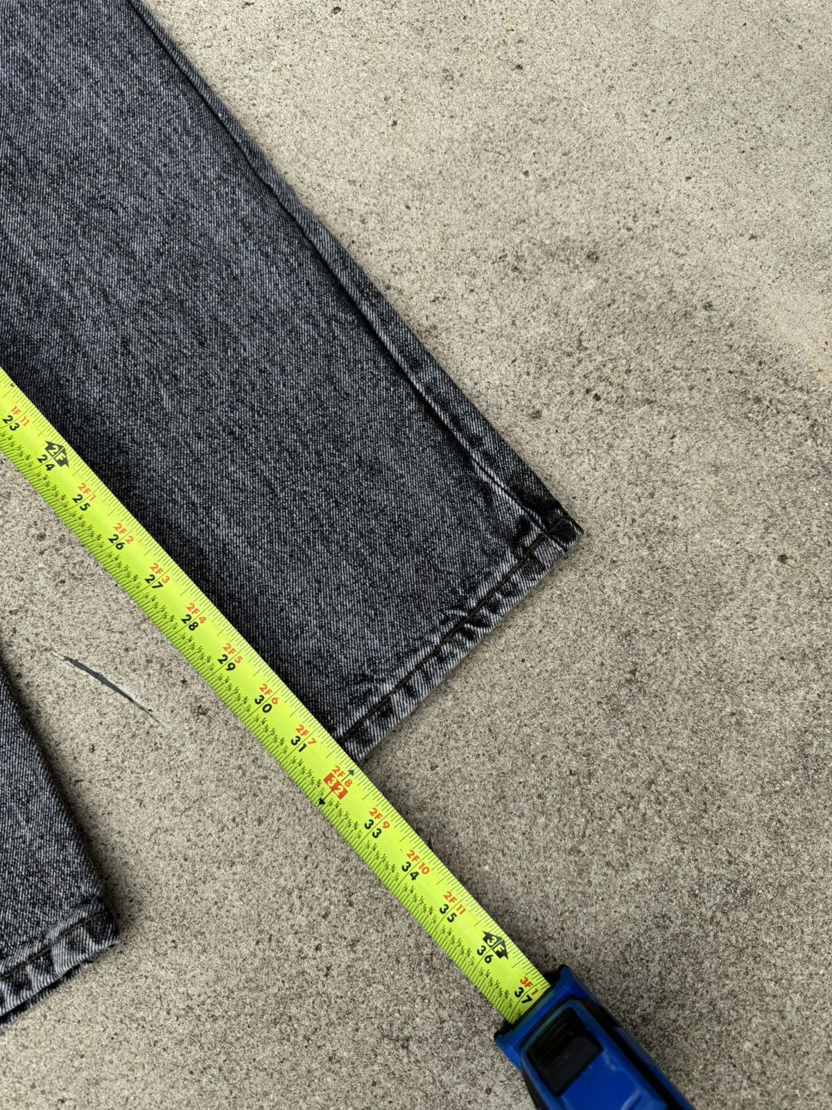 Levi's × Vintage Vtg 90’s Levi’s 505 Buttonfly Acid Black Jeans Student 26x32 Size 26" / US 2 / IT 38 - 10 Thumbnail