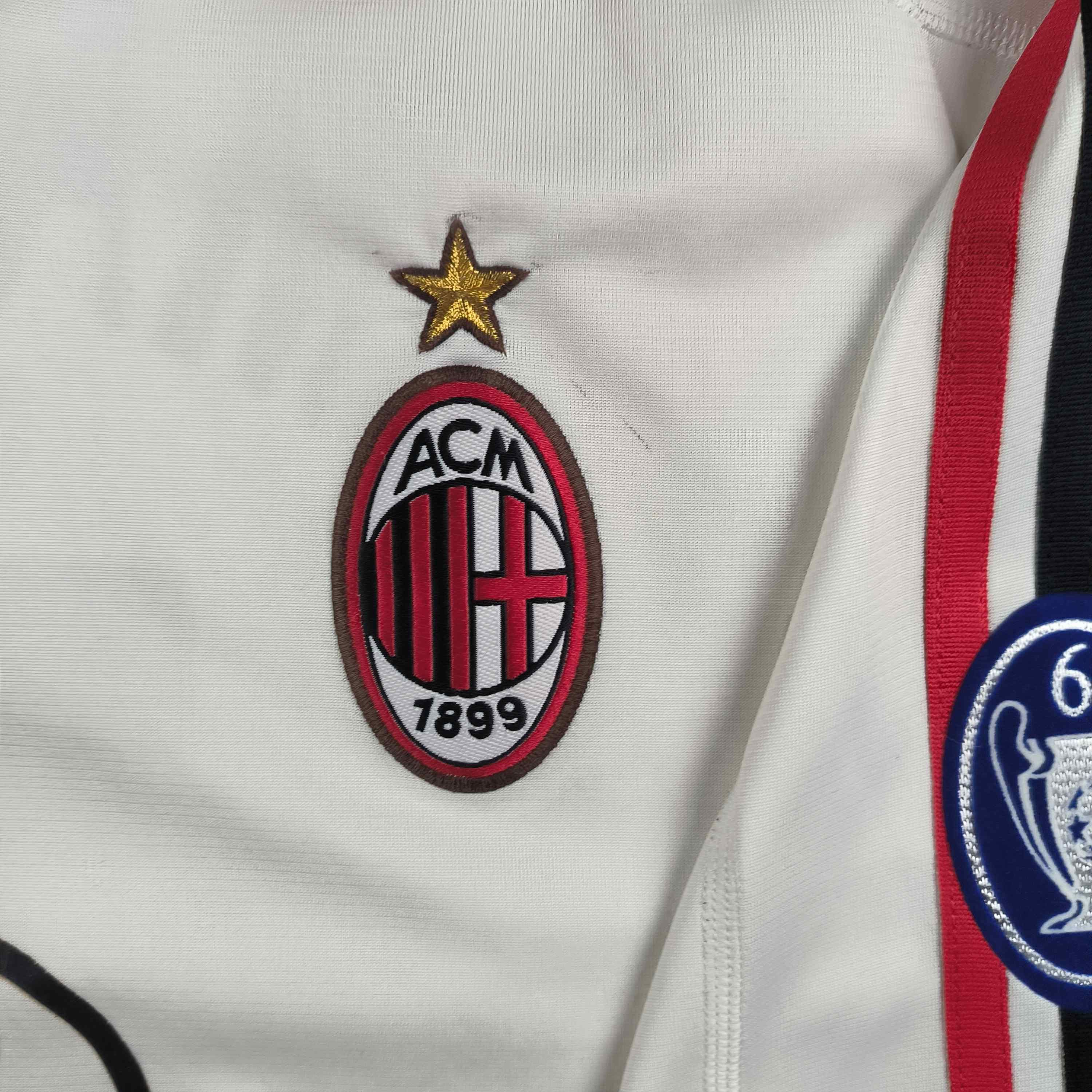Adidas AC Milan 2003-04 Adidas away UCL Maldini football jersey XL Size US XL / EU 56 / 4 - 3 Thumbnail